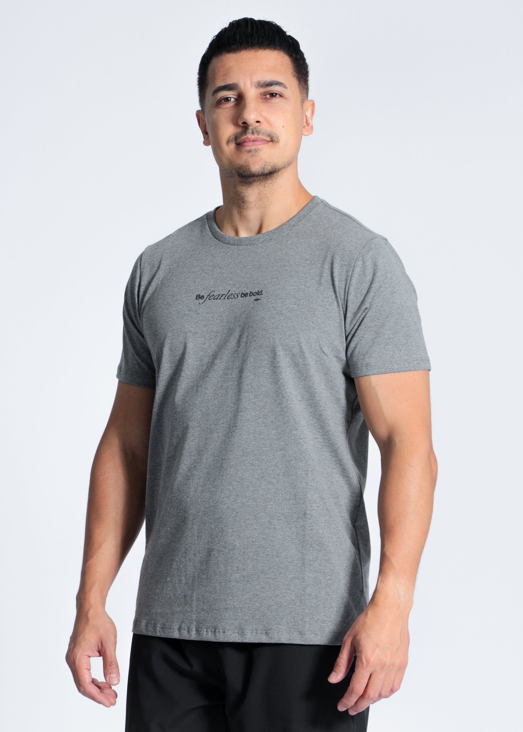 Camiseta Estampada Fearless - Grafite