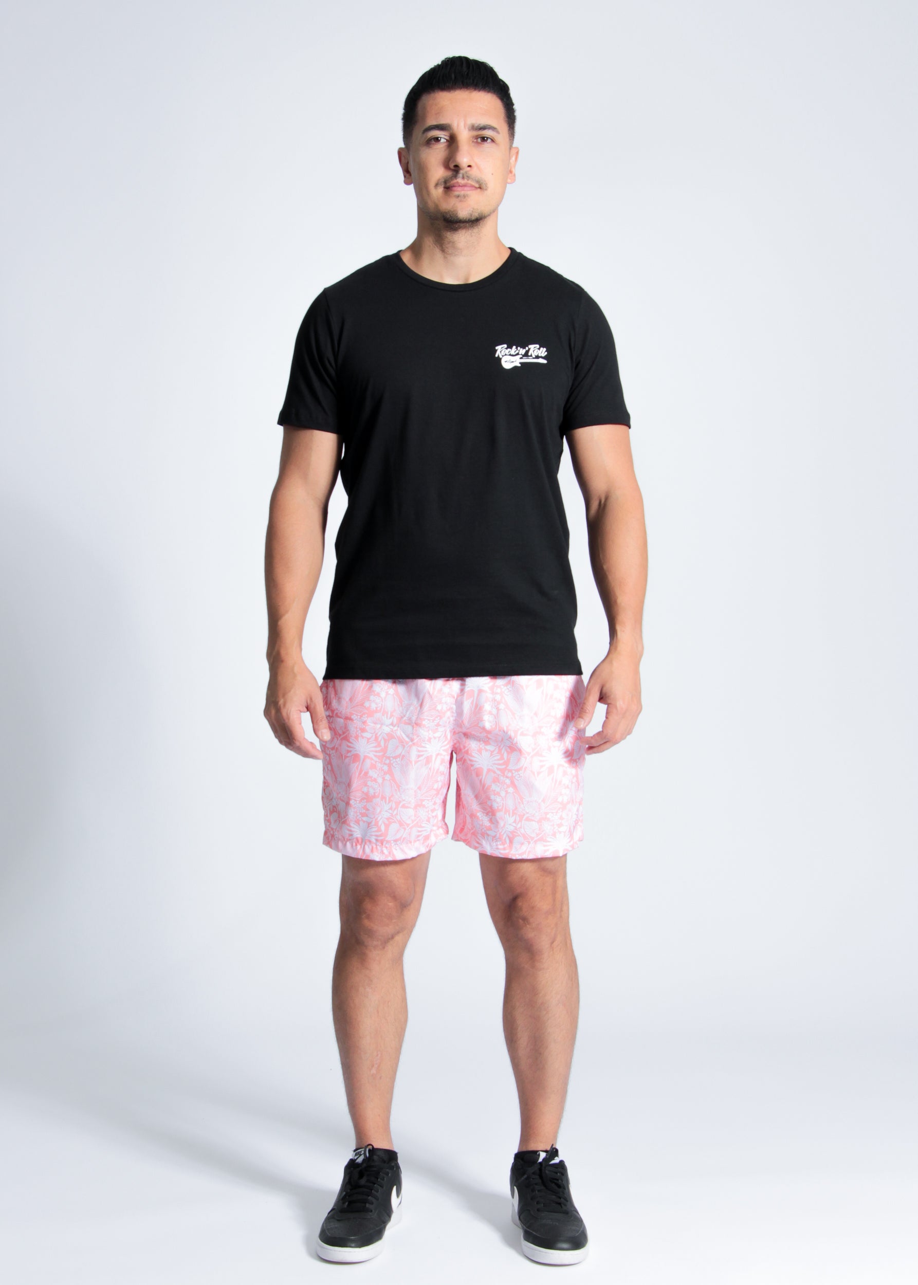 Camiseta Estampada Rock n' Roll - Preta