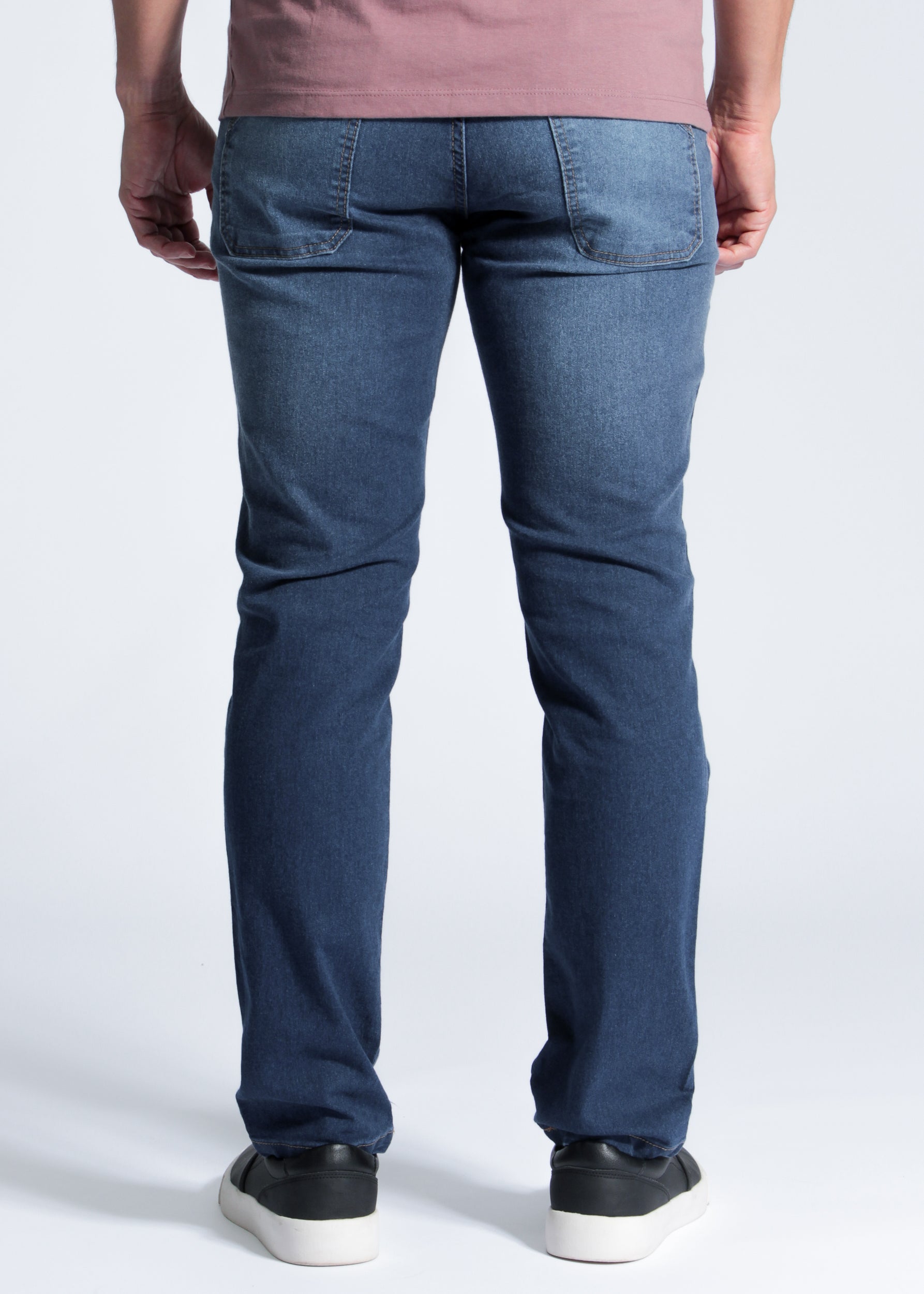 Calça Jeans - Escura Linha Caramelo