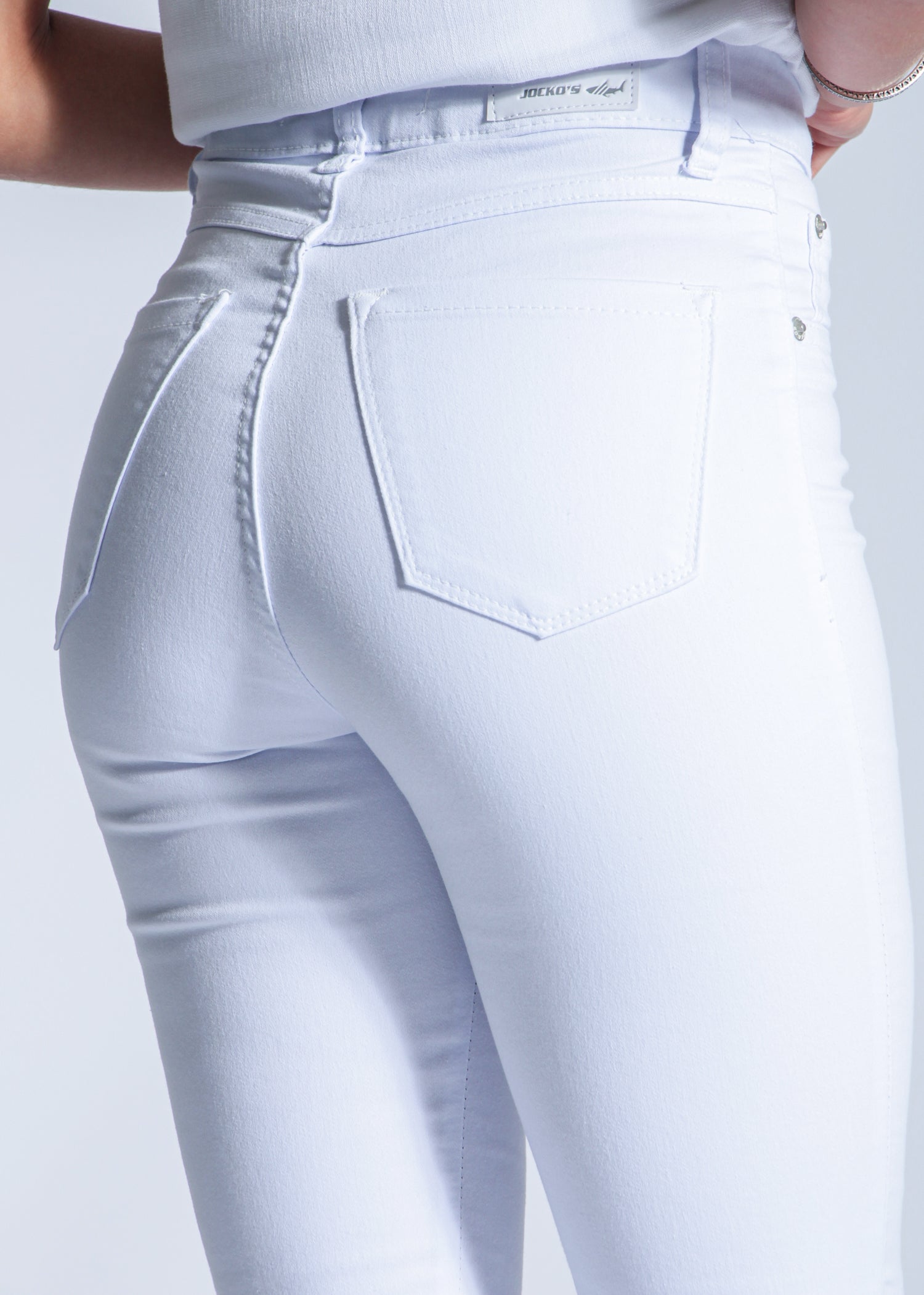 Calça Jeans - Branca Skinny