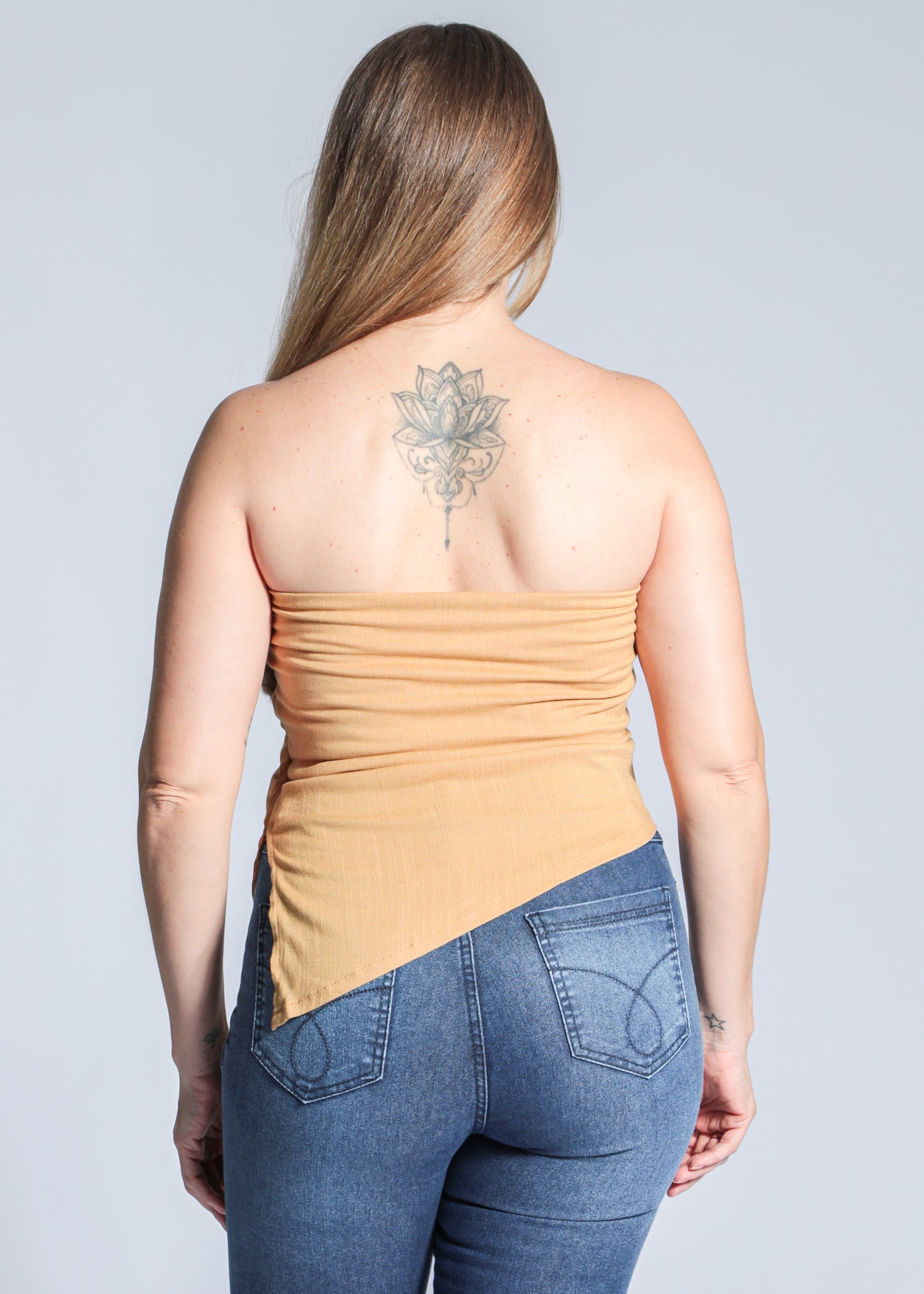 Blusa Assimétrica - Ocre