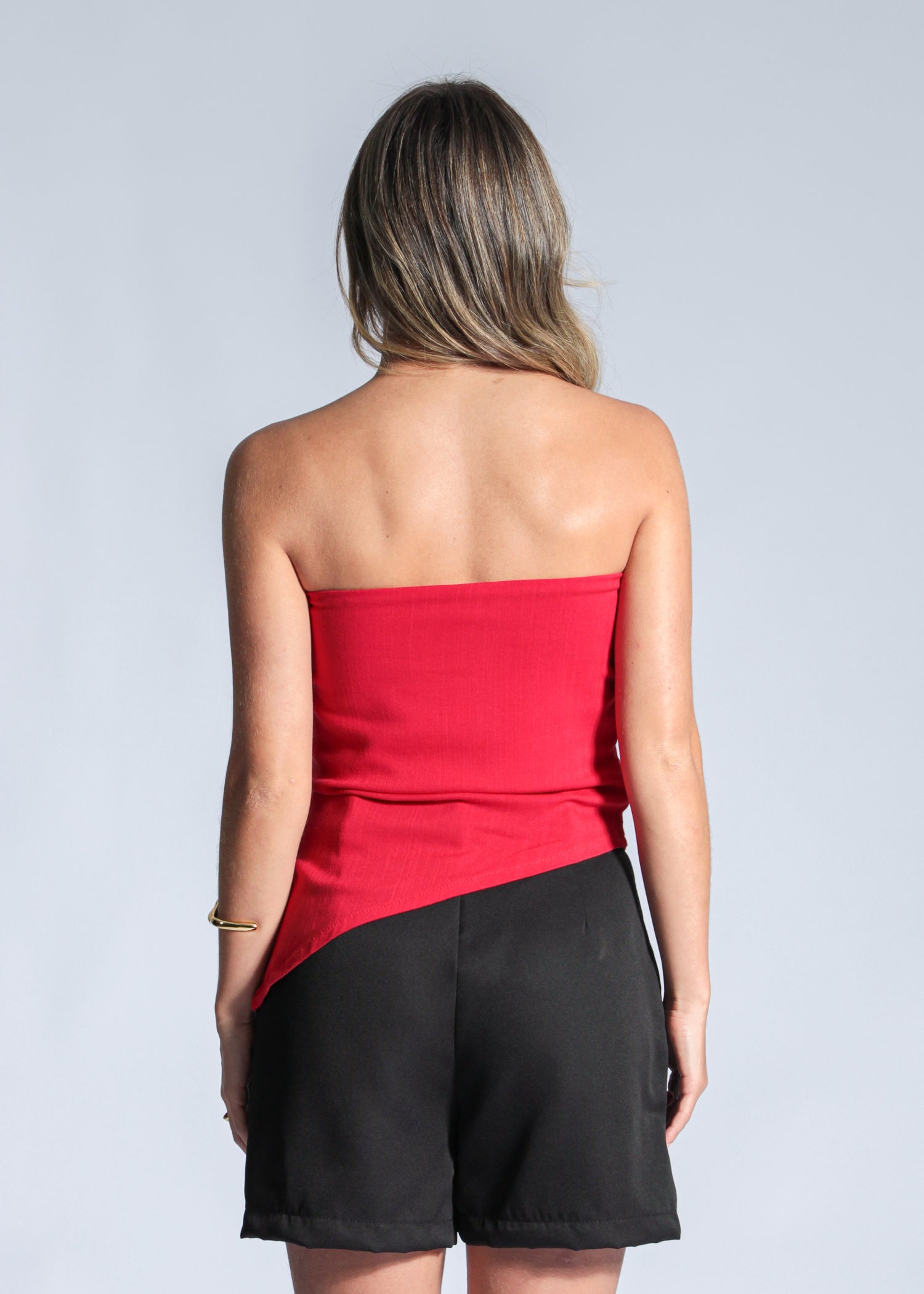Blusa Assimétrica - Vermelha