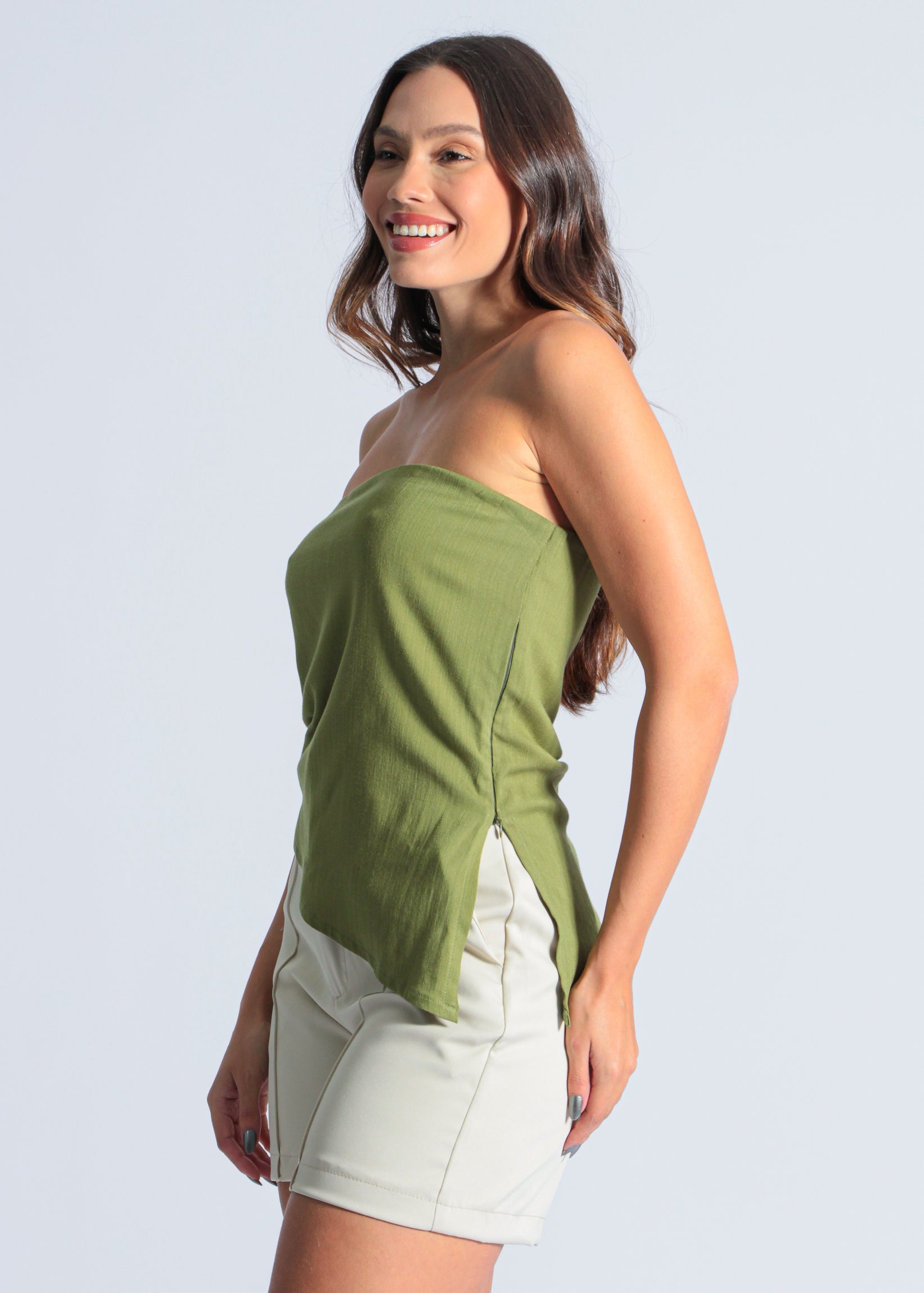 Blusa Assimétrica - Verde