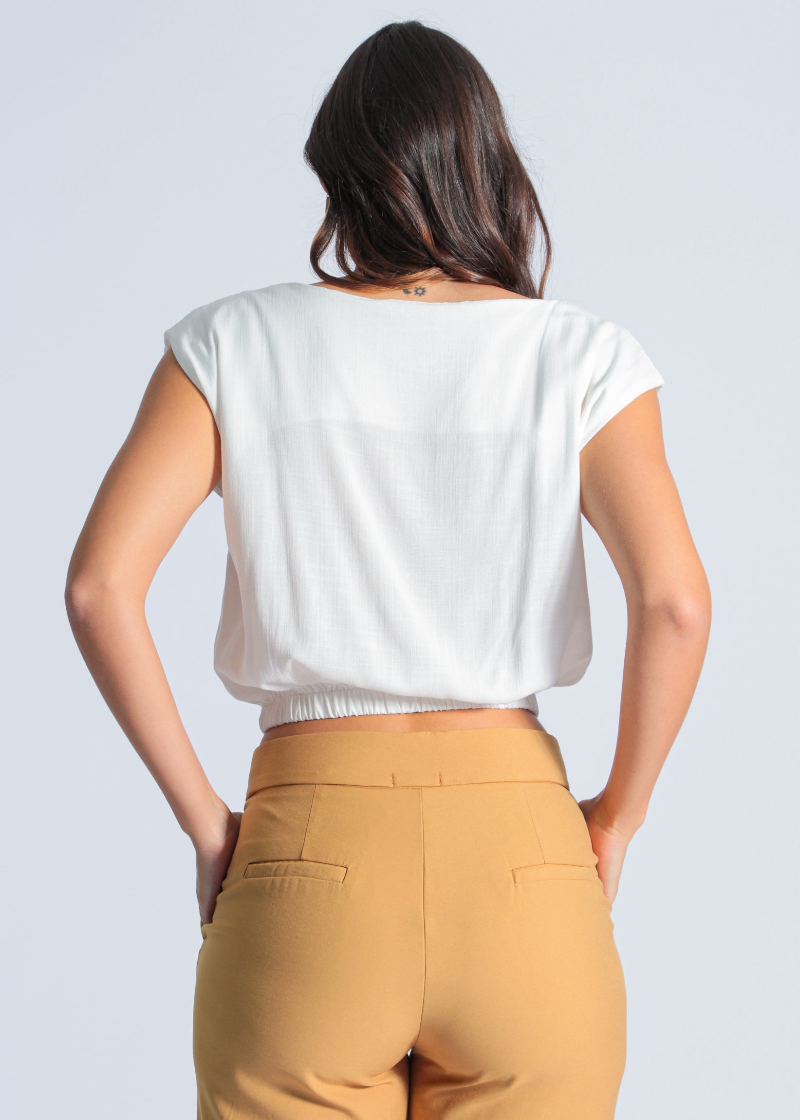 Blusa Viscose Canoa - Off White