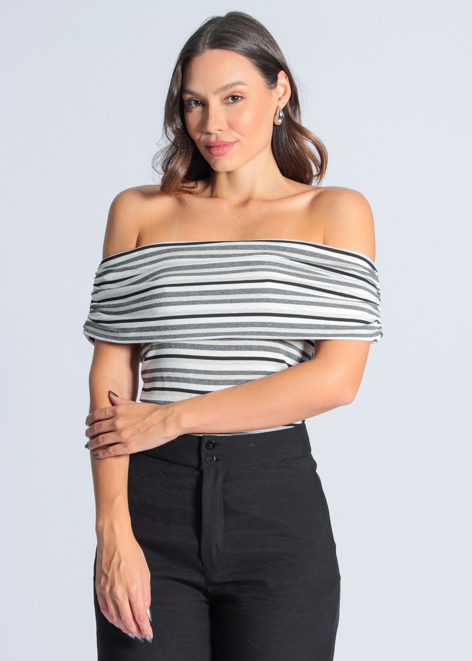 Blusa Ombro a Ombro - Listrada