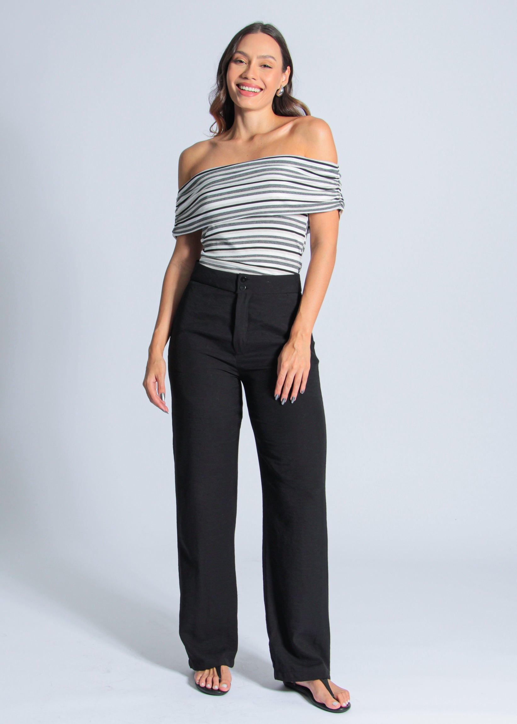 Blusa Ombro a Ombro - Listrada