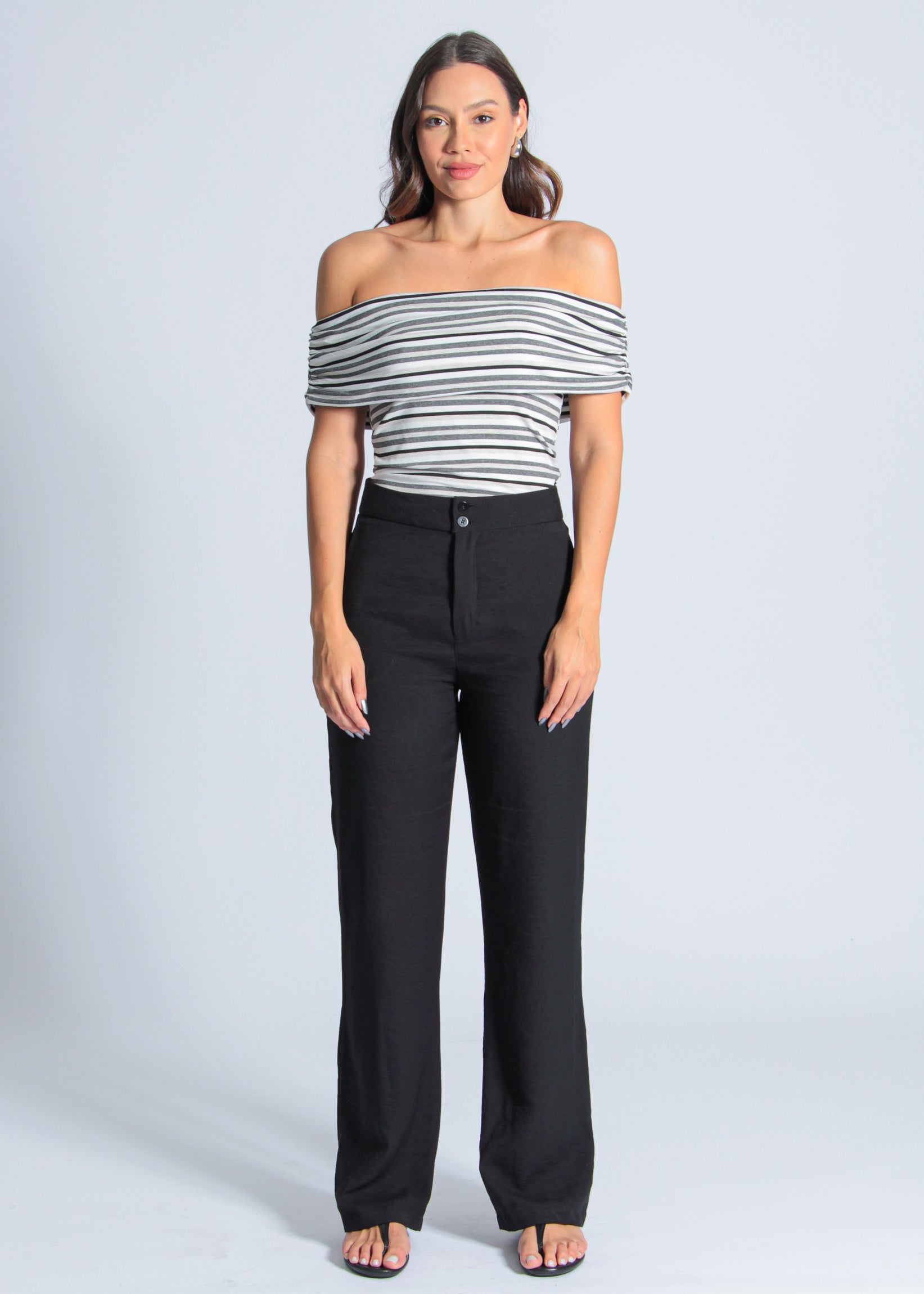 Blusa Ombro a Ombro - Listrada