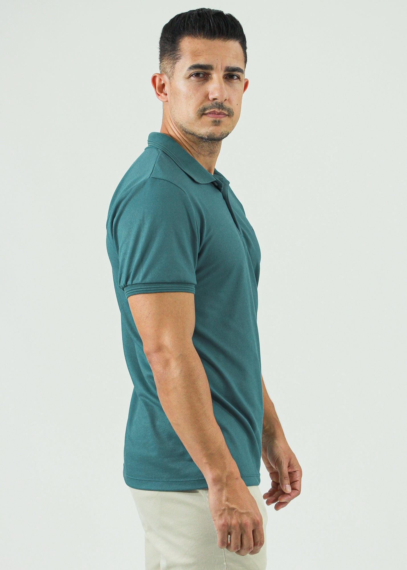 Camisa Polo Piquet - Verde Petróleo