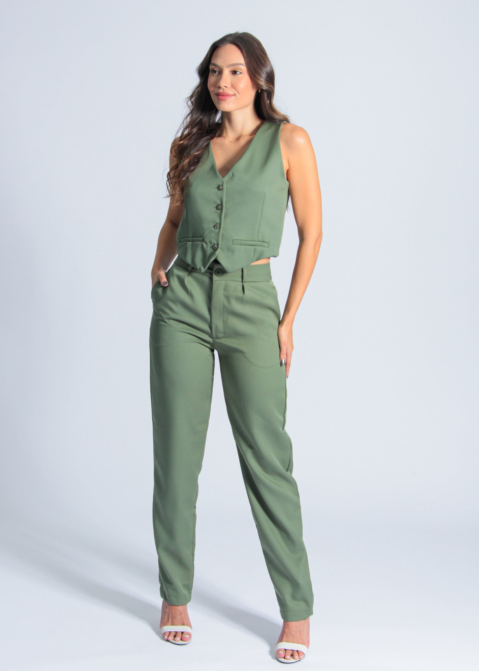 Calça Alfaiataria Classic - Verde