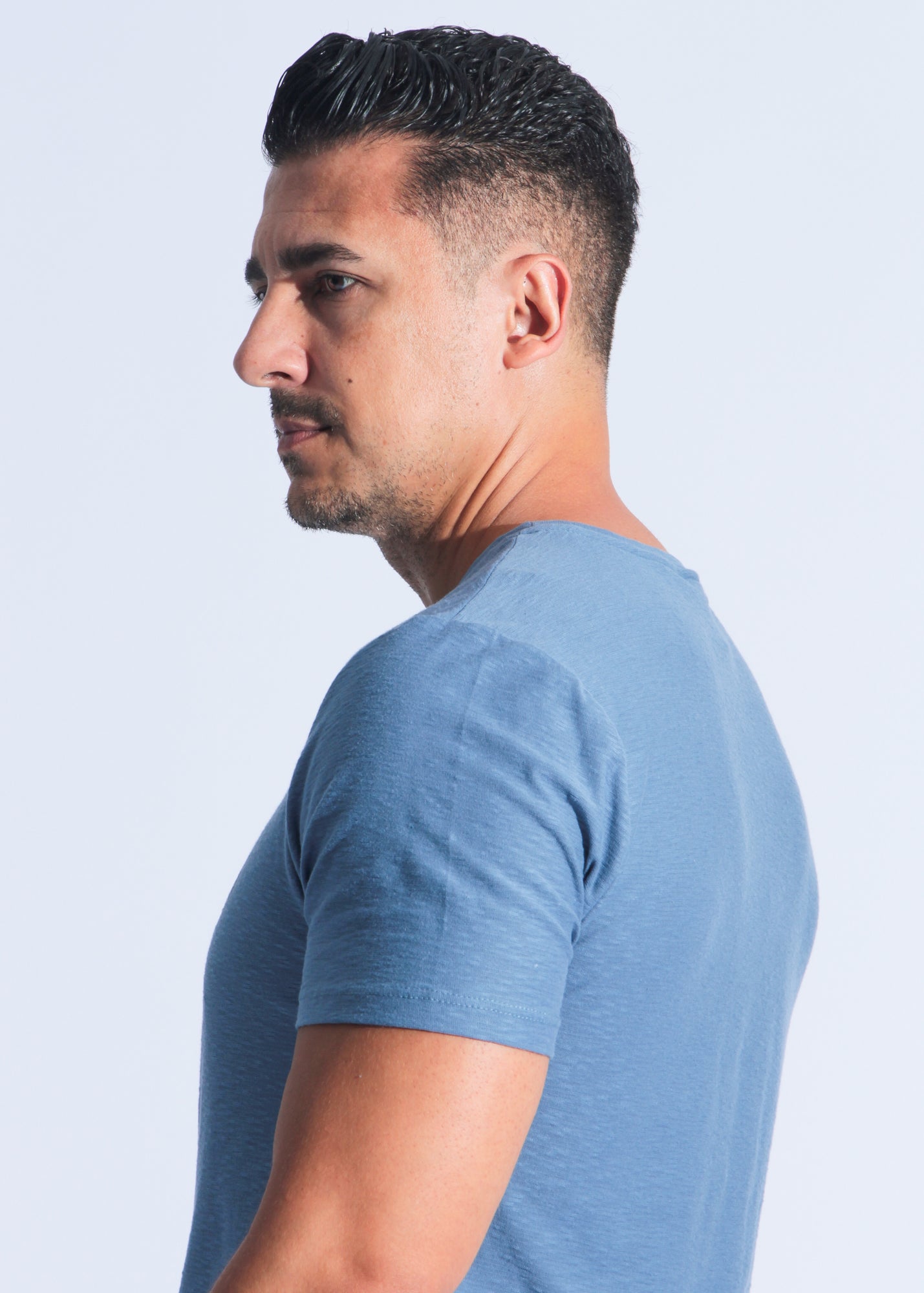 Camiseta Flamê Hawaii - Azul