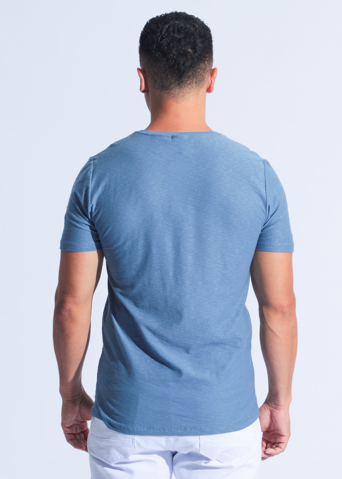 Camiseta Flamê Hawaii - Azul