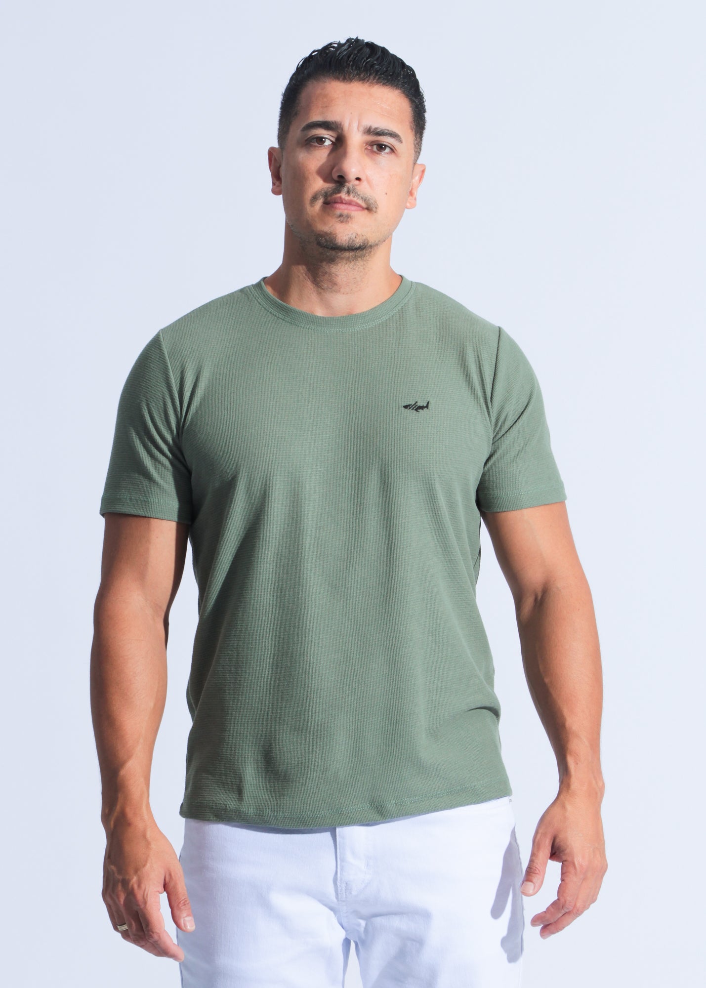 Camiseta Tricô Diamond - Verde Militar