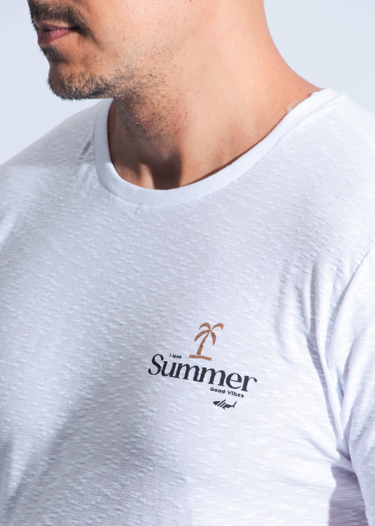 Camiseta Flamê Summer - Branca