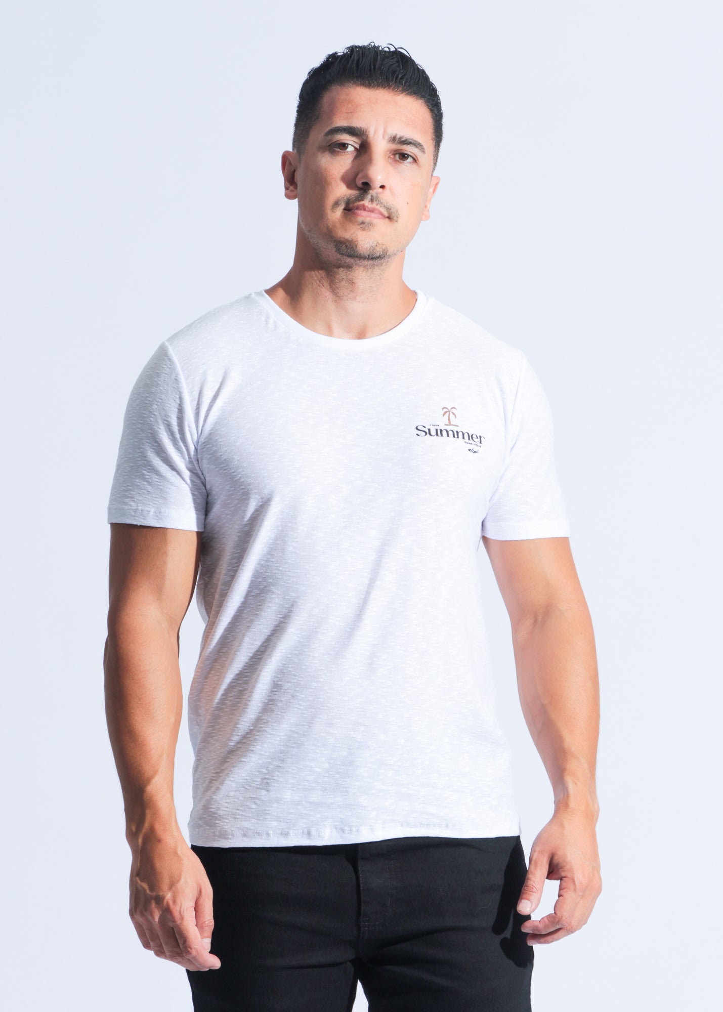 Camiseta Flamê Summer - Branca