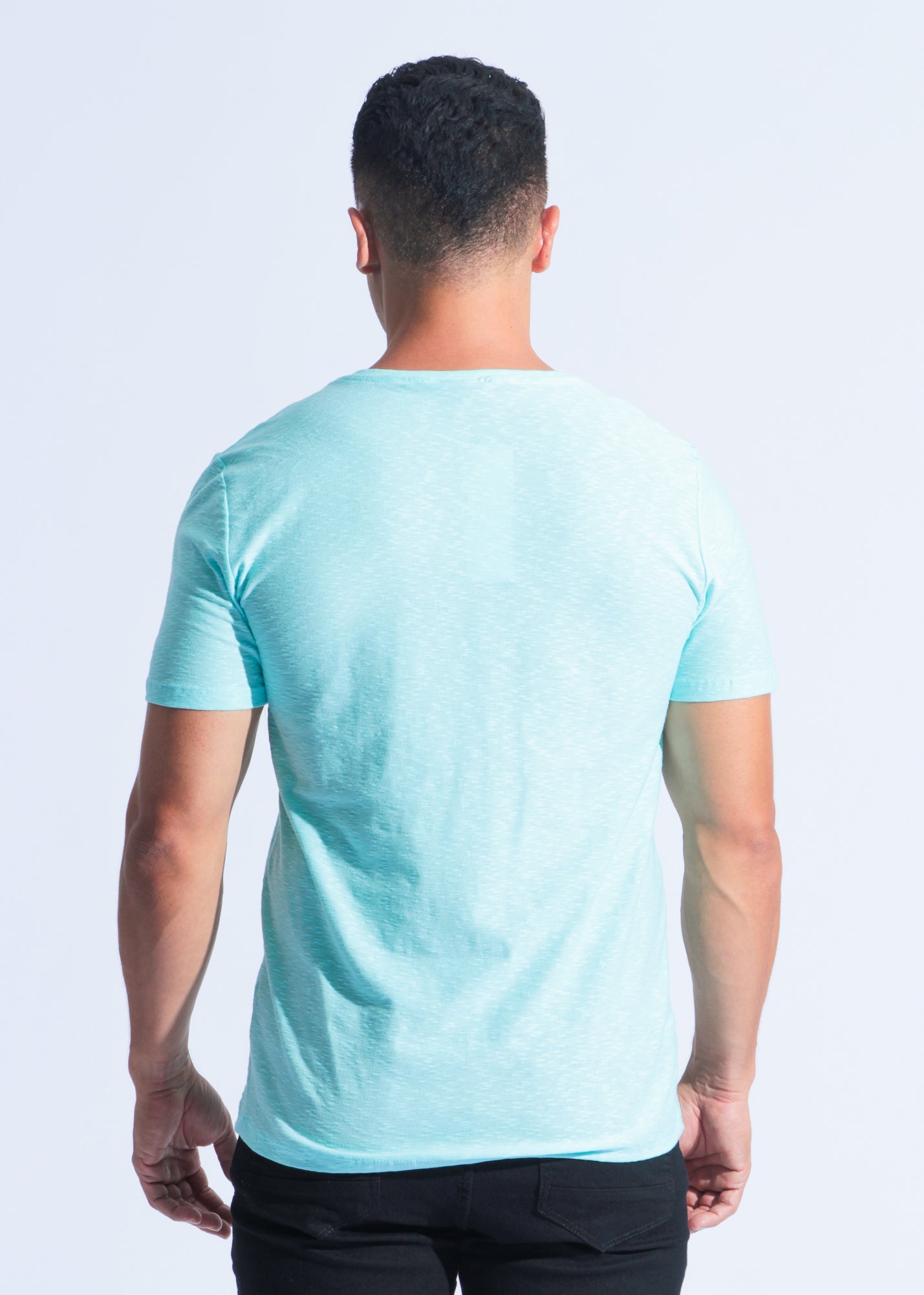 Camiseta Flamê Tropical - Azul