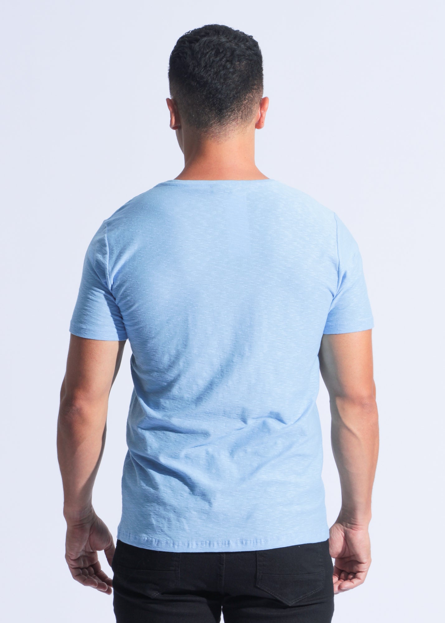Camiseta Flamê Trust - Azul Bebê