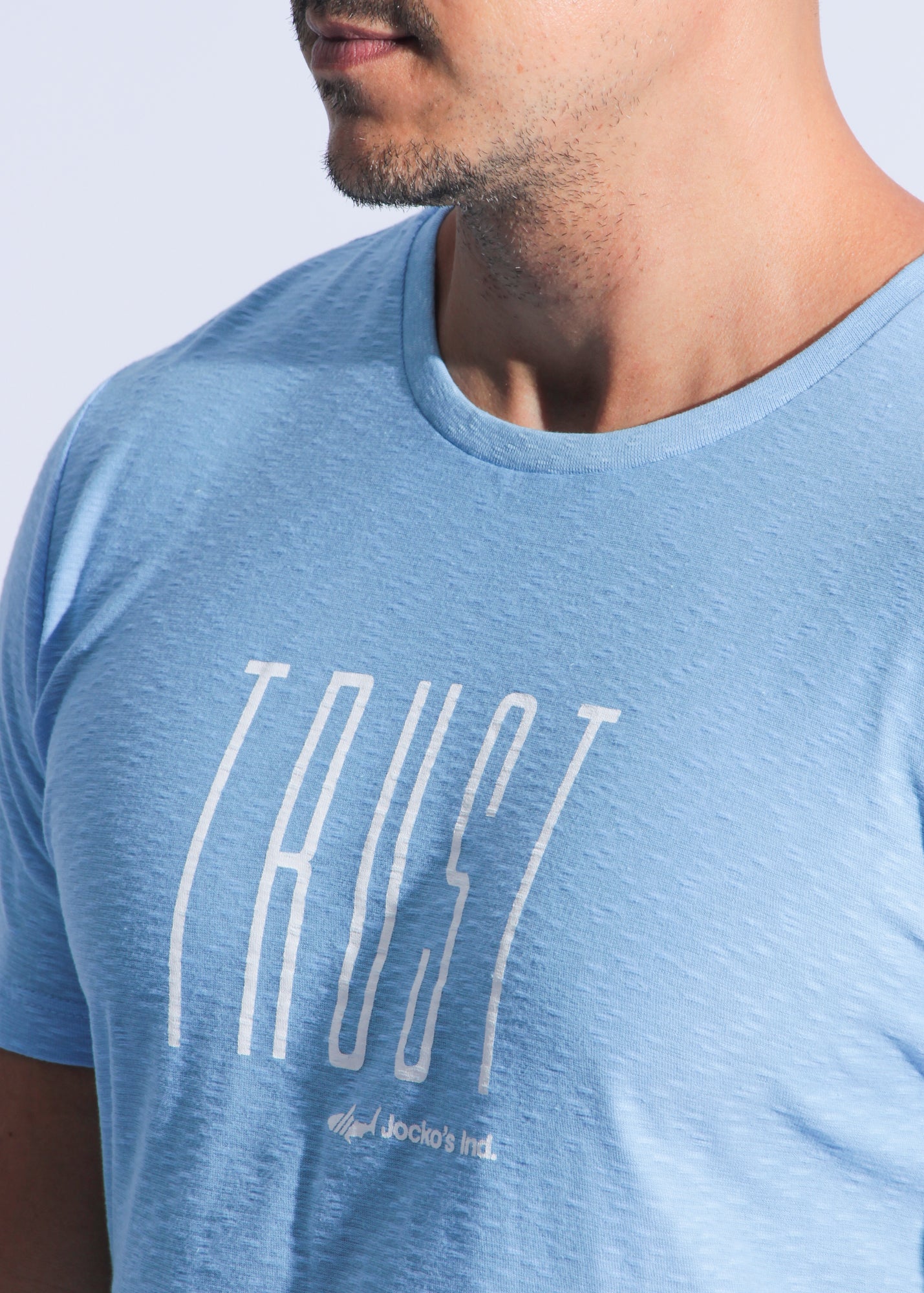 Camiseta Flamê Trust - Azul Bebê