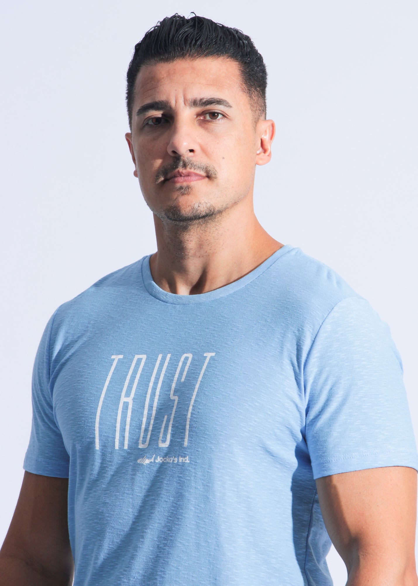 Camiseta Flamê Trust - Azul Bebê