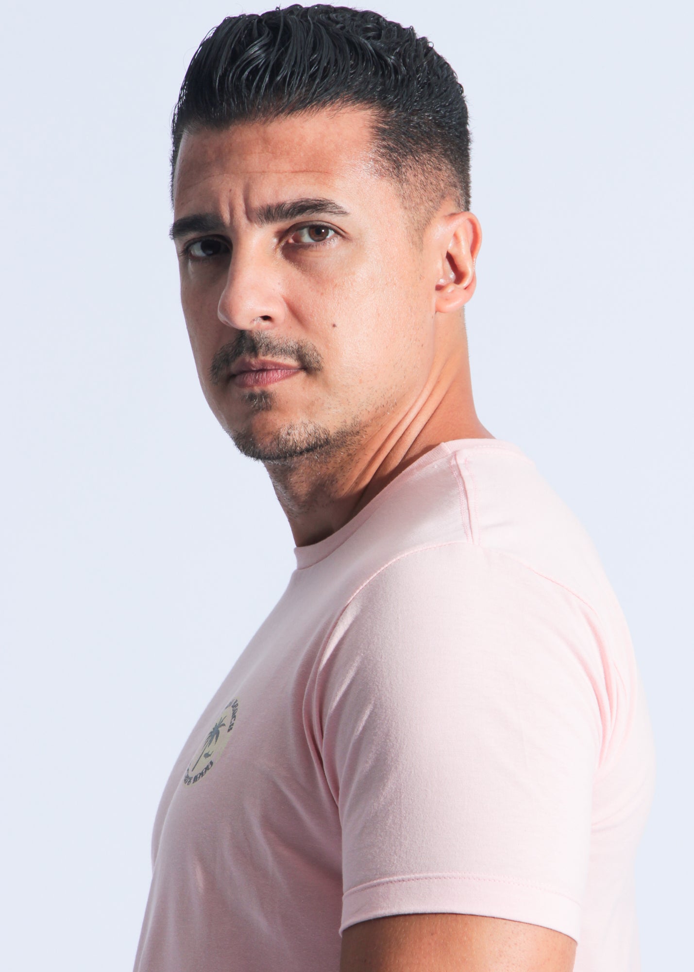 Camiseta Estampada Beach - Rosa