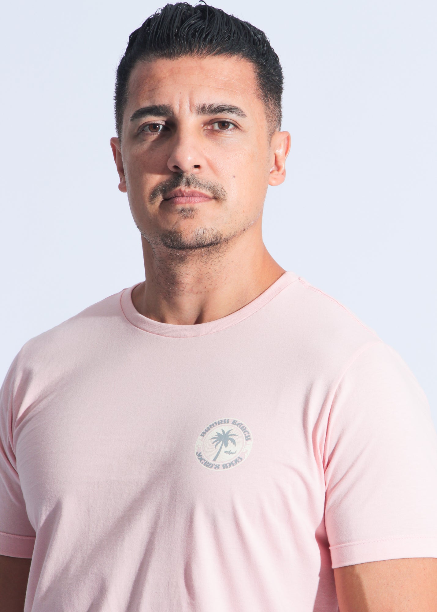 Camiseta Estampada Beach - Rosa