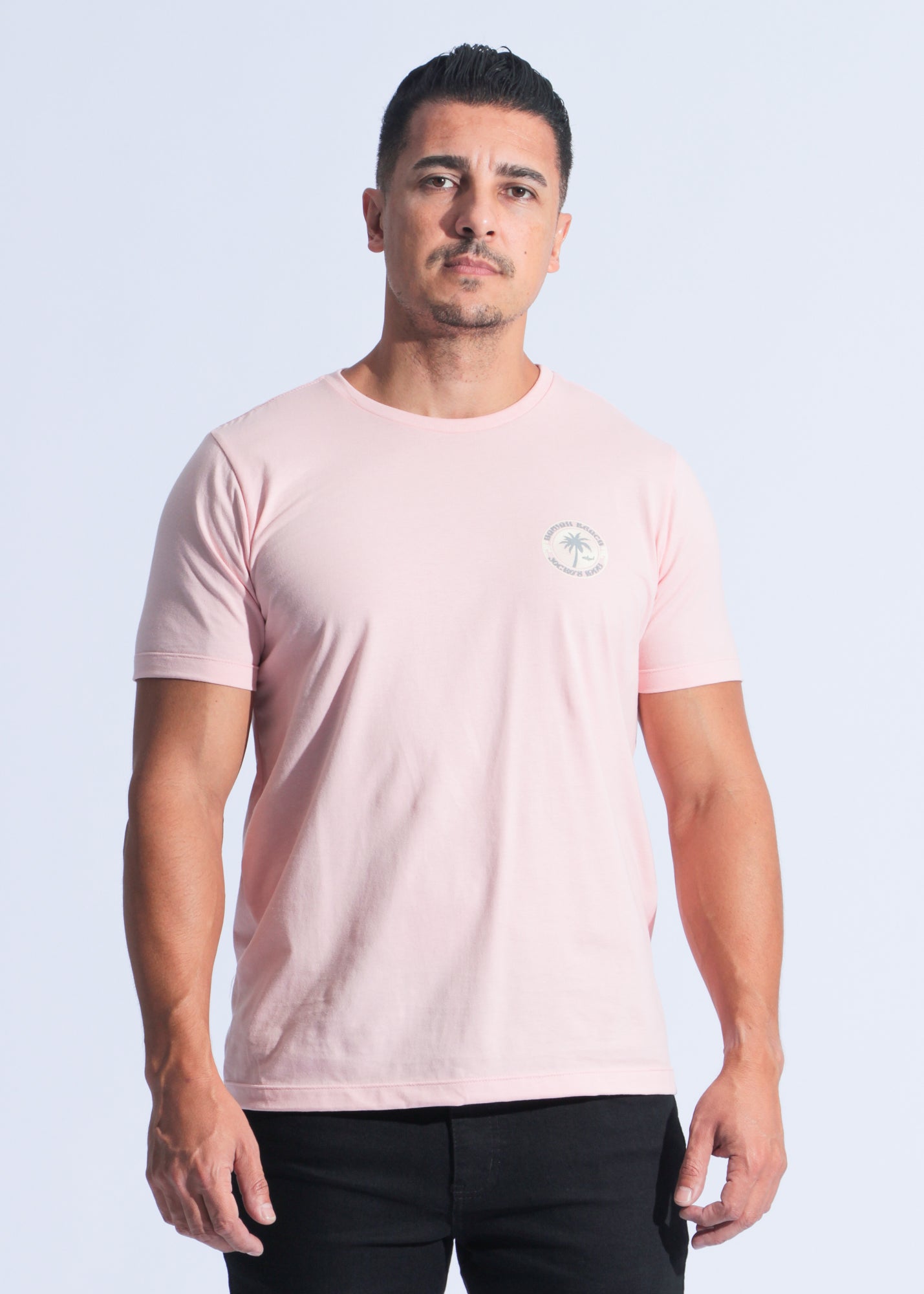 Camiseta Estampada Beach - Rosa