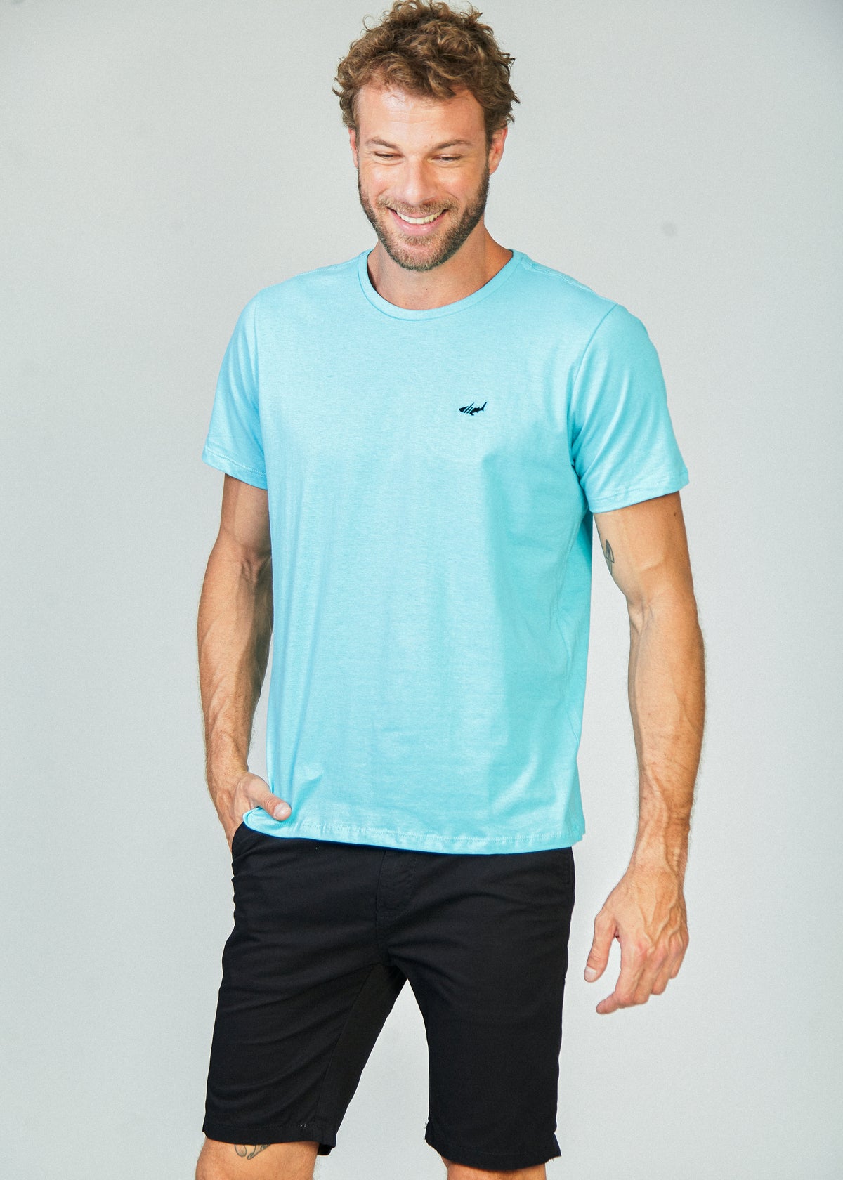 Camiseta Básica - Azul