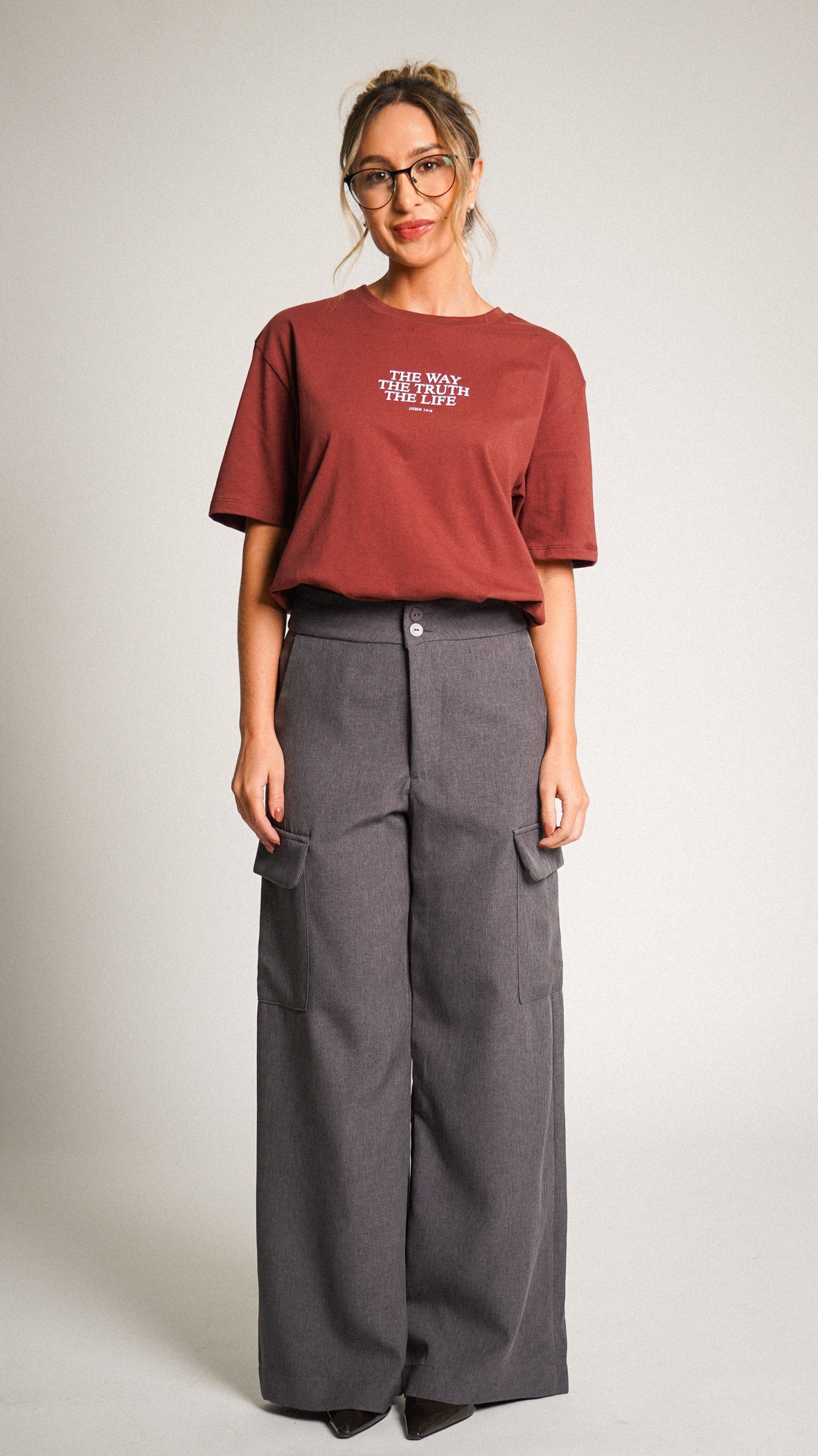 Camiseta Oversized Bordô - The Truth