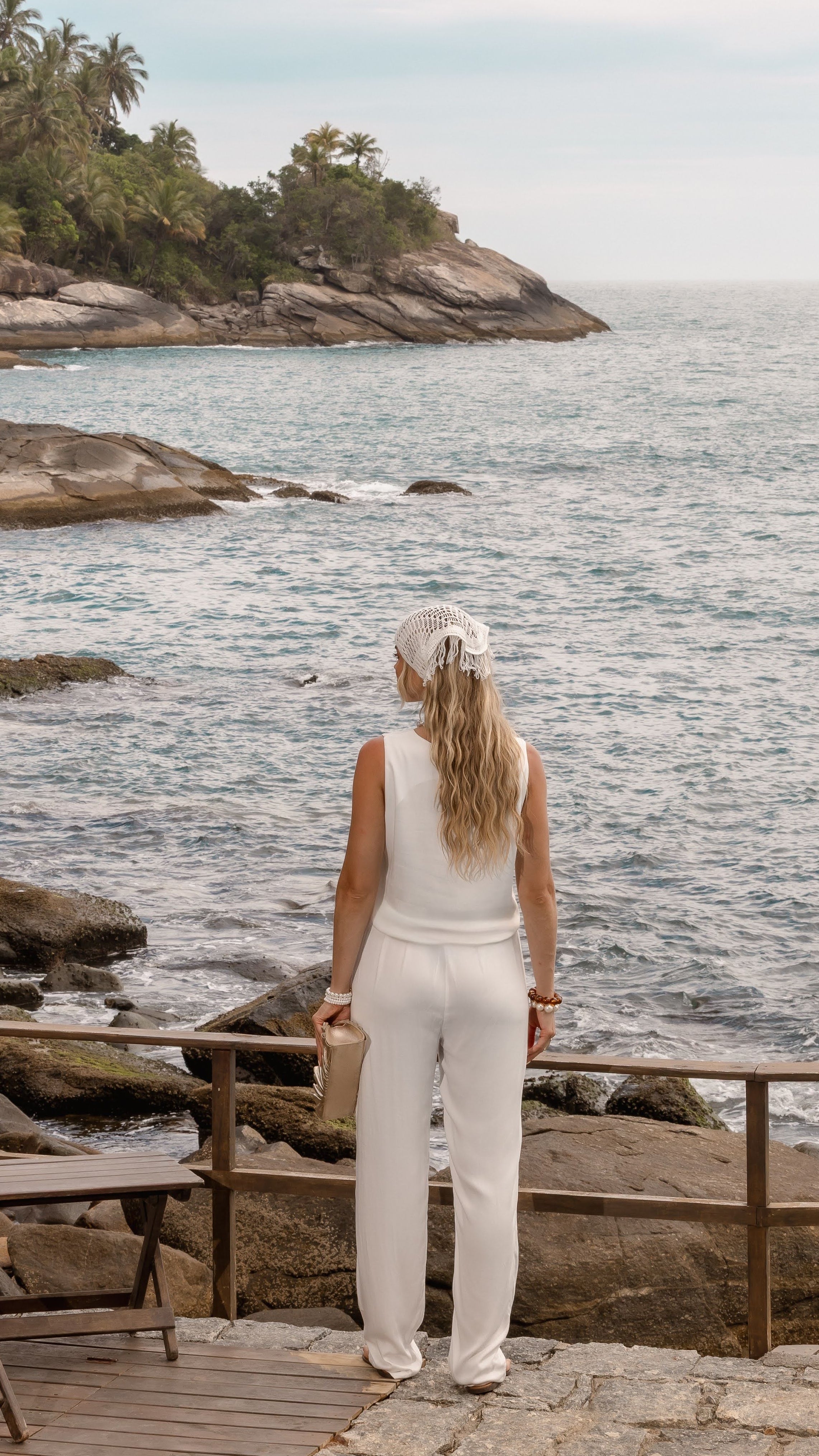 Calça Viscose - Off White