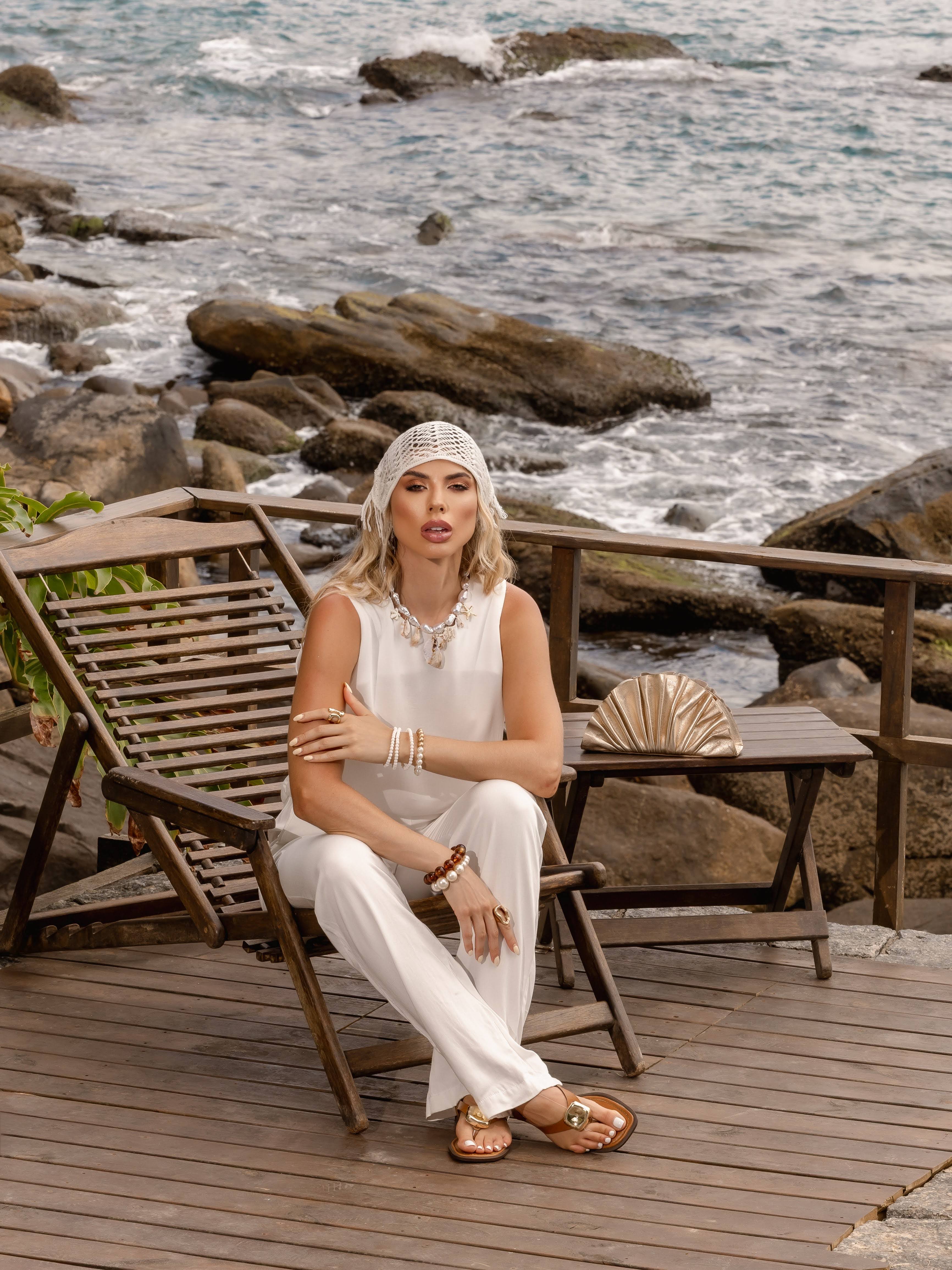 Calça Viscose - Off White