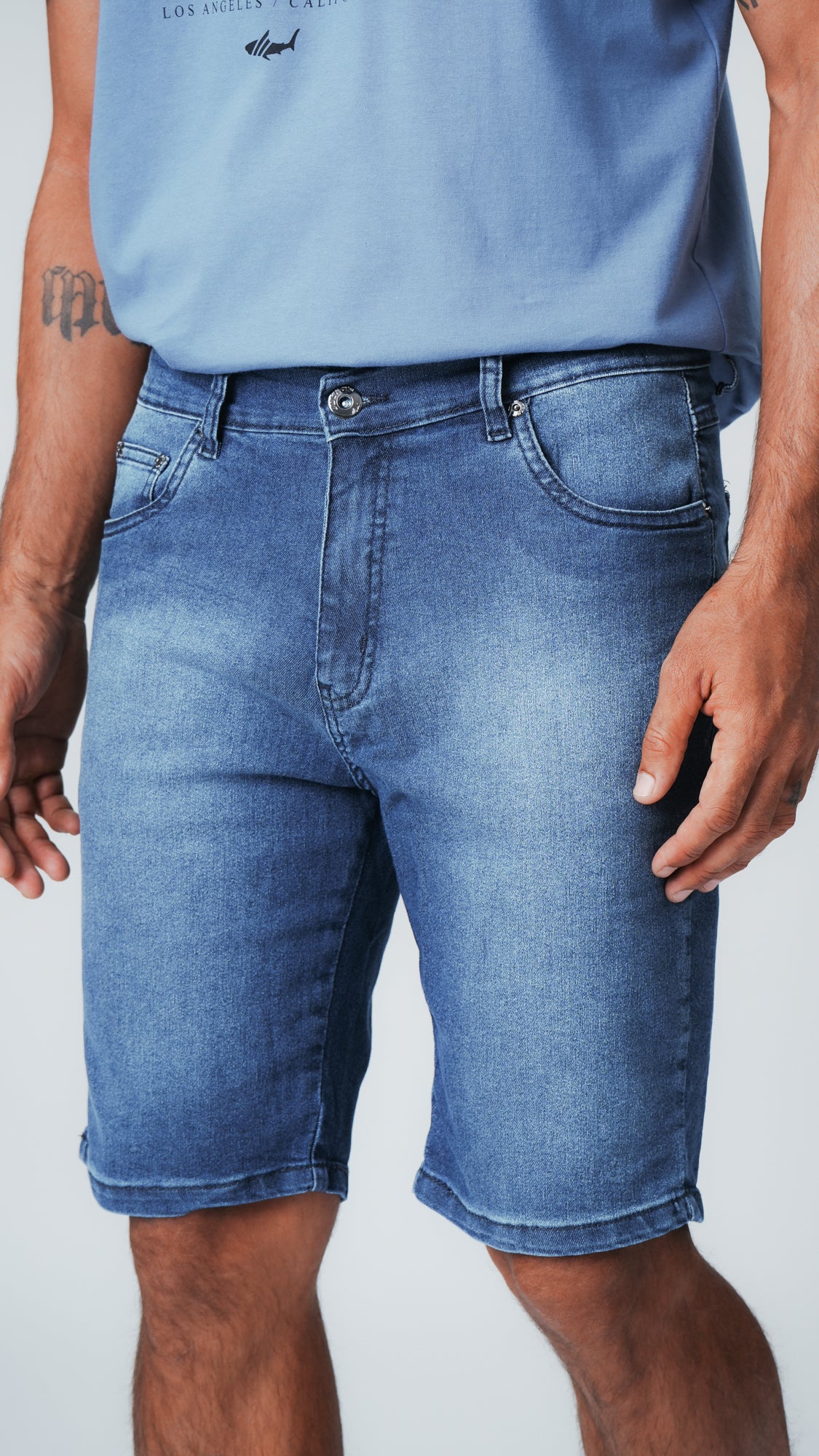 Bermuda Jeans - Escura