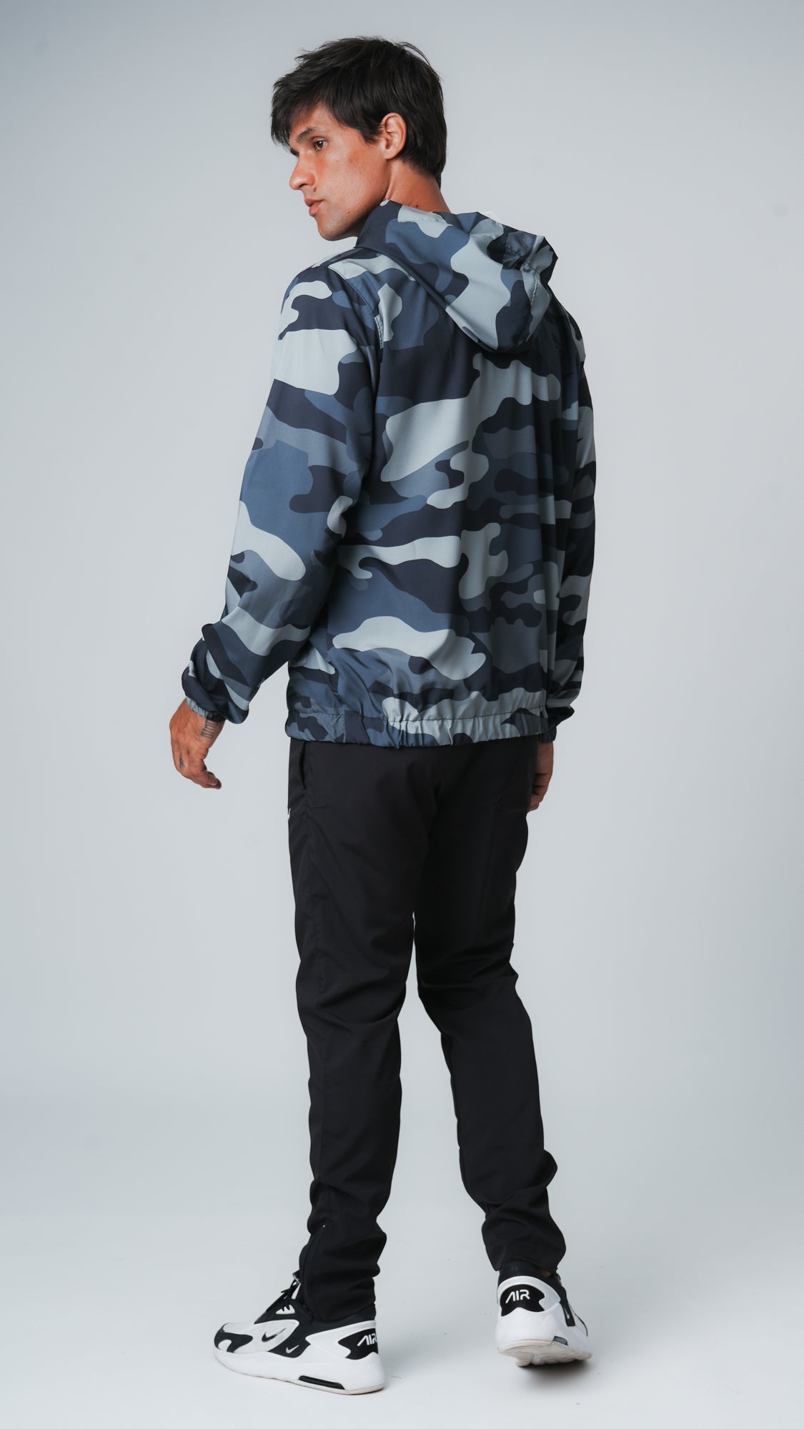 Jaqueta Corta Vento Camuflado - Verde