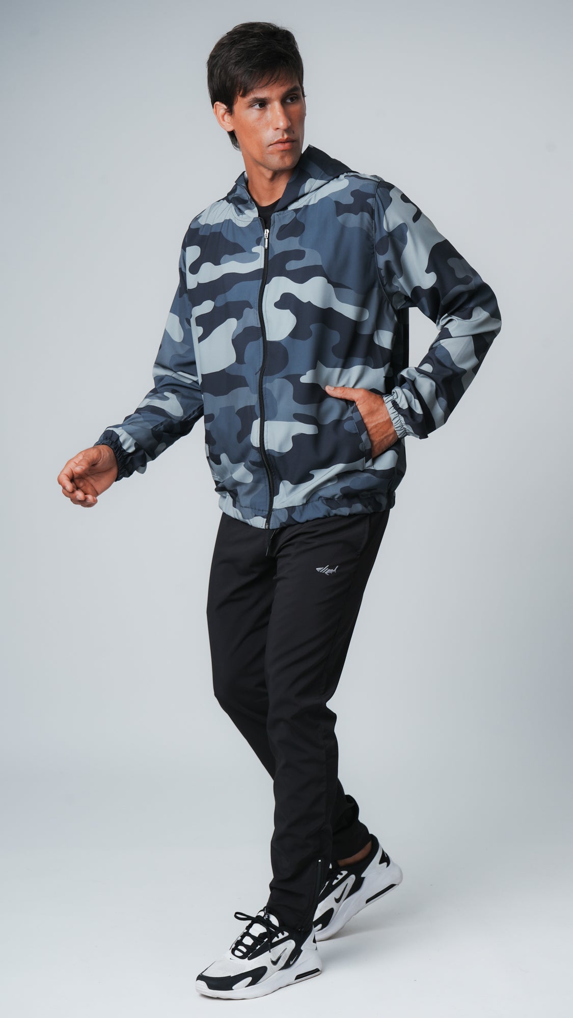 Jaqueta Corta Vento Camuflado - Verde