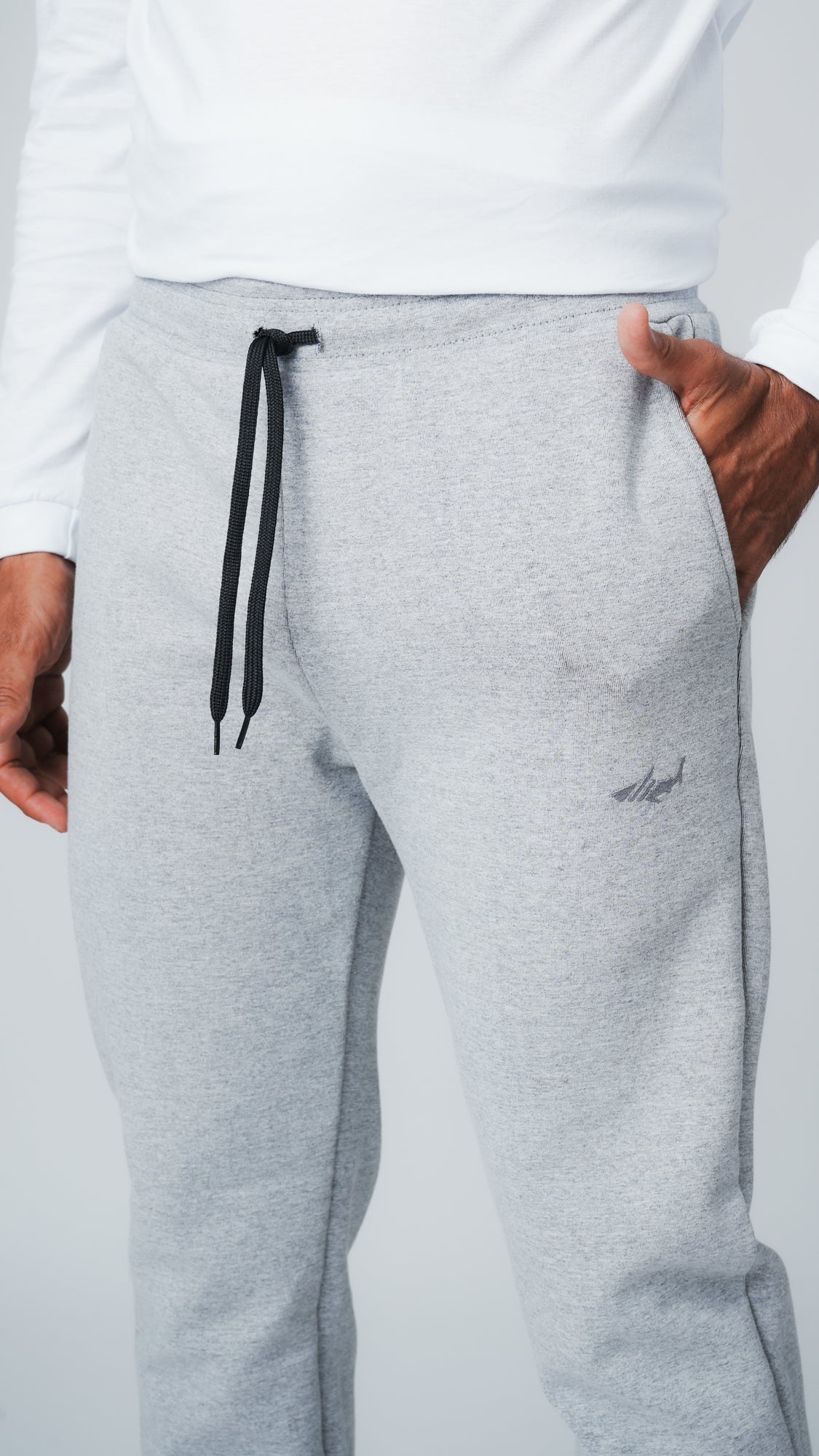 Calça Moletom Neoprene - Cinza