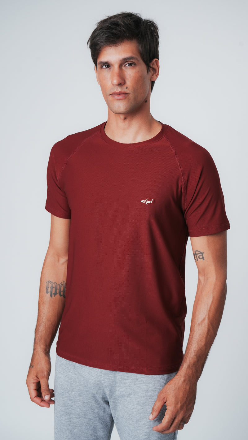 Camiseta Slim Dry Fit - Bordô