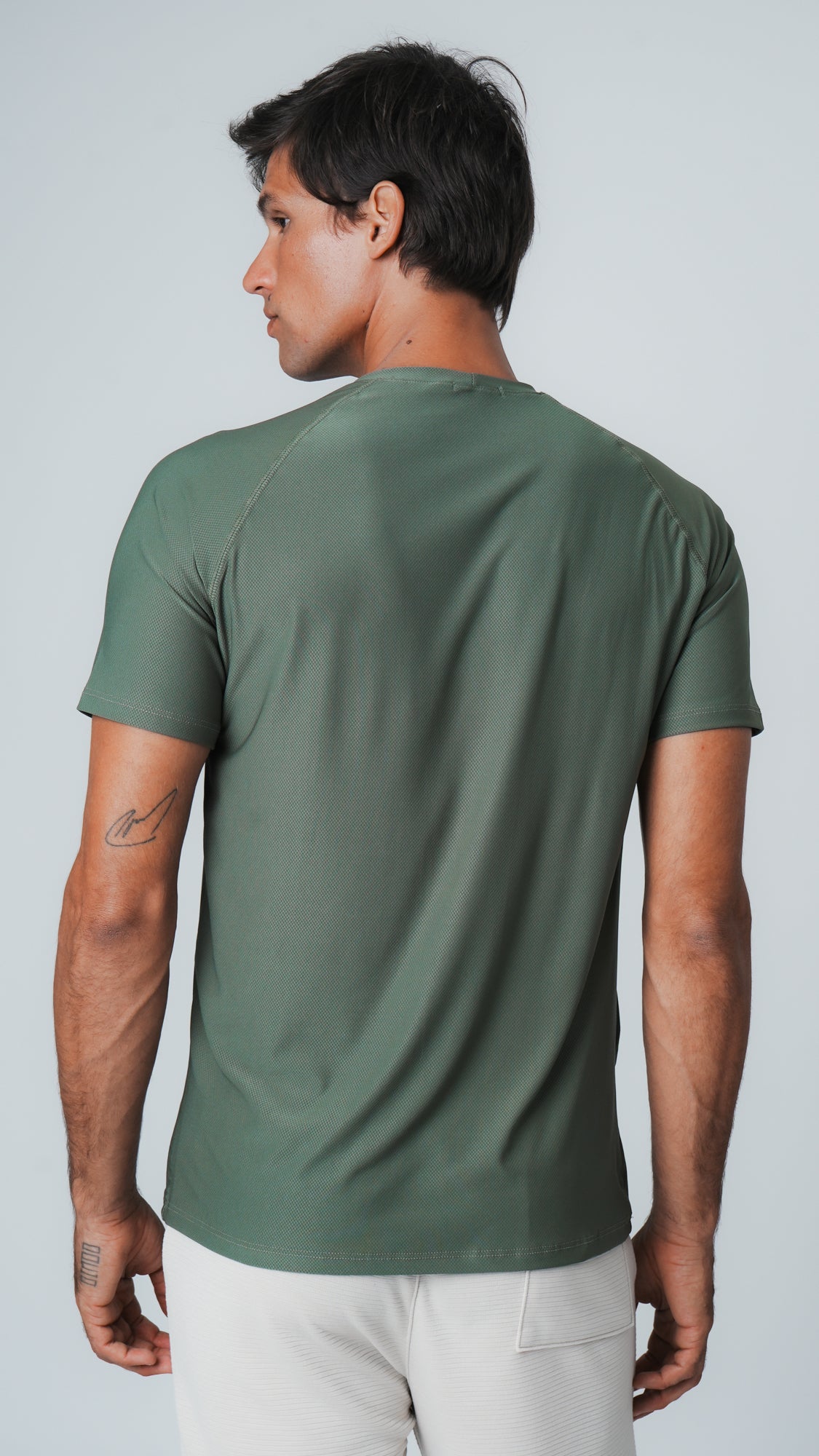 Camiseta Slim Dry Fit - Verde Militar