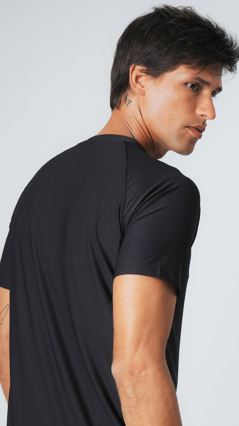 Camiseta Slim Dry Fit - Preta