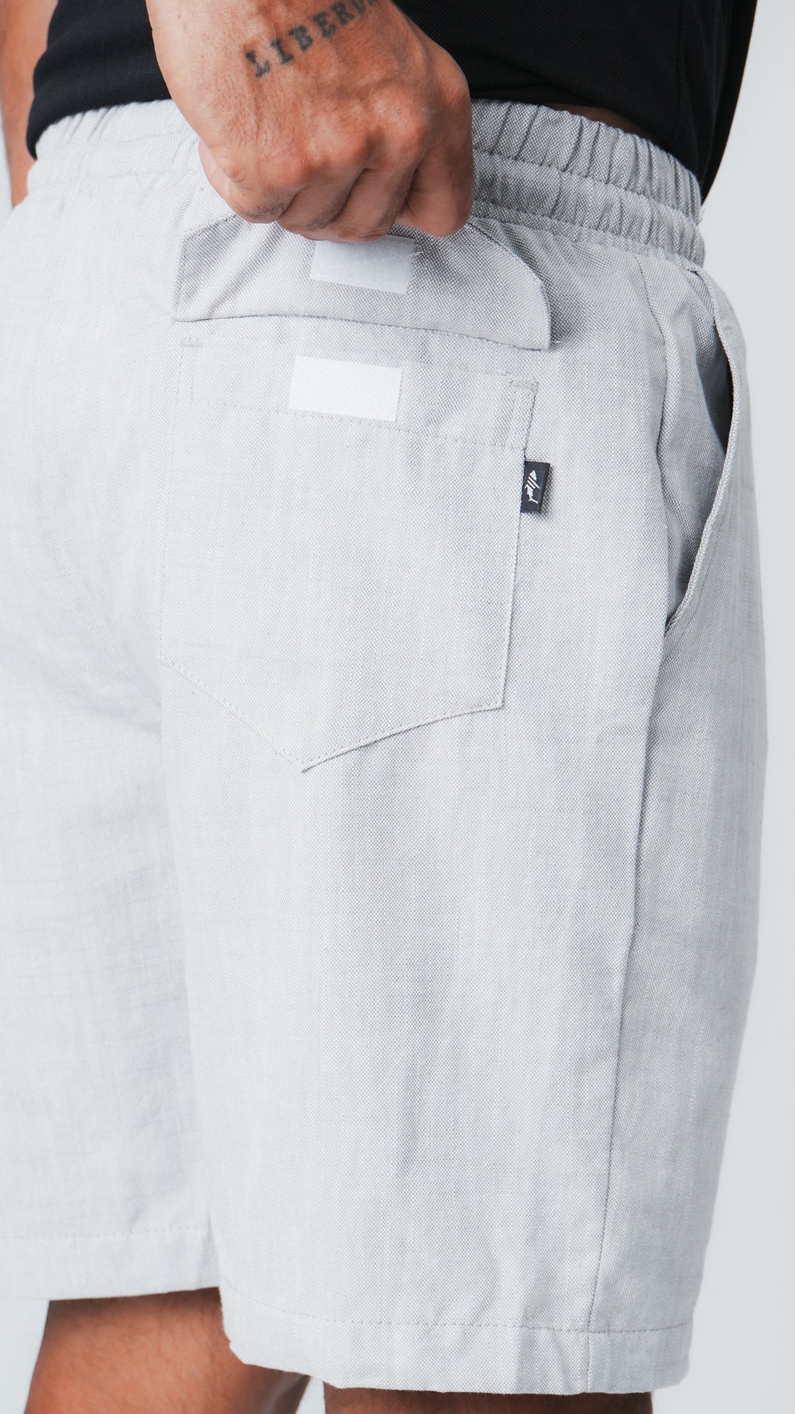 Bermuda Cotton Flamê - Cinza