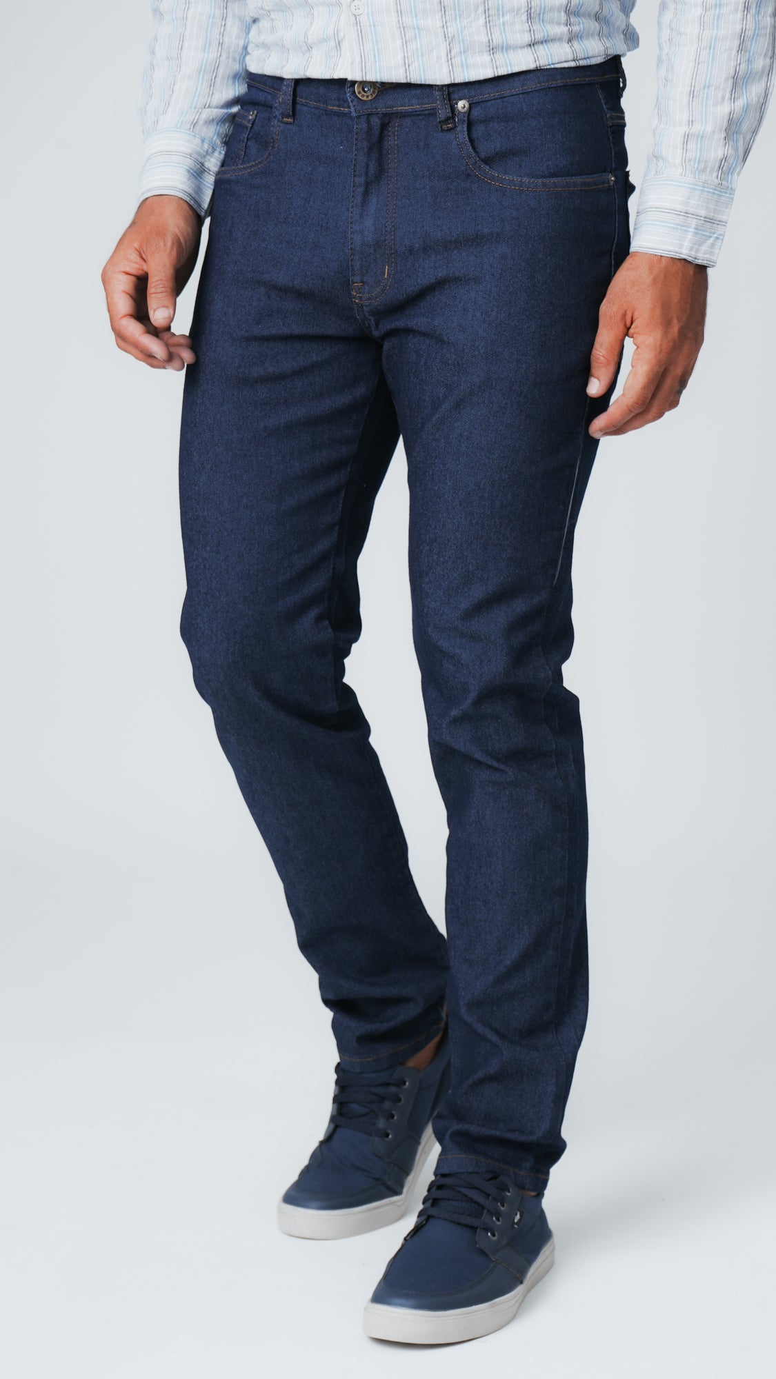 Calça Jeans - Escura Linha Caramelo