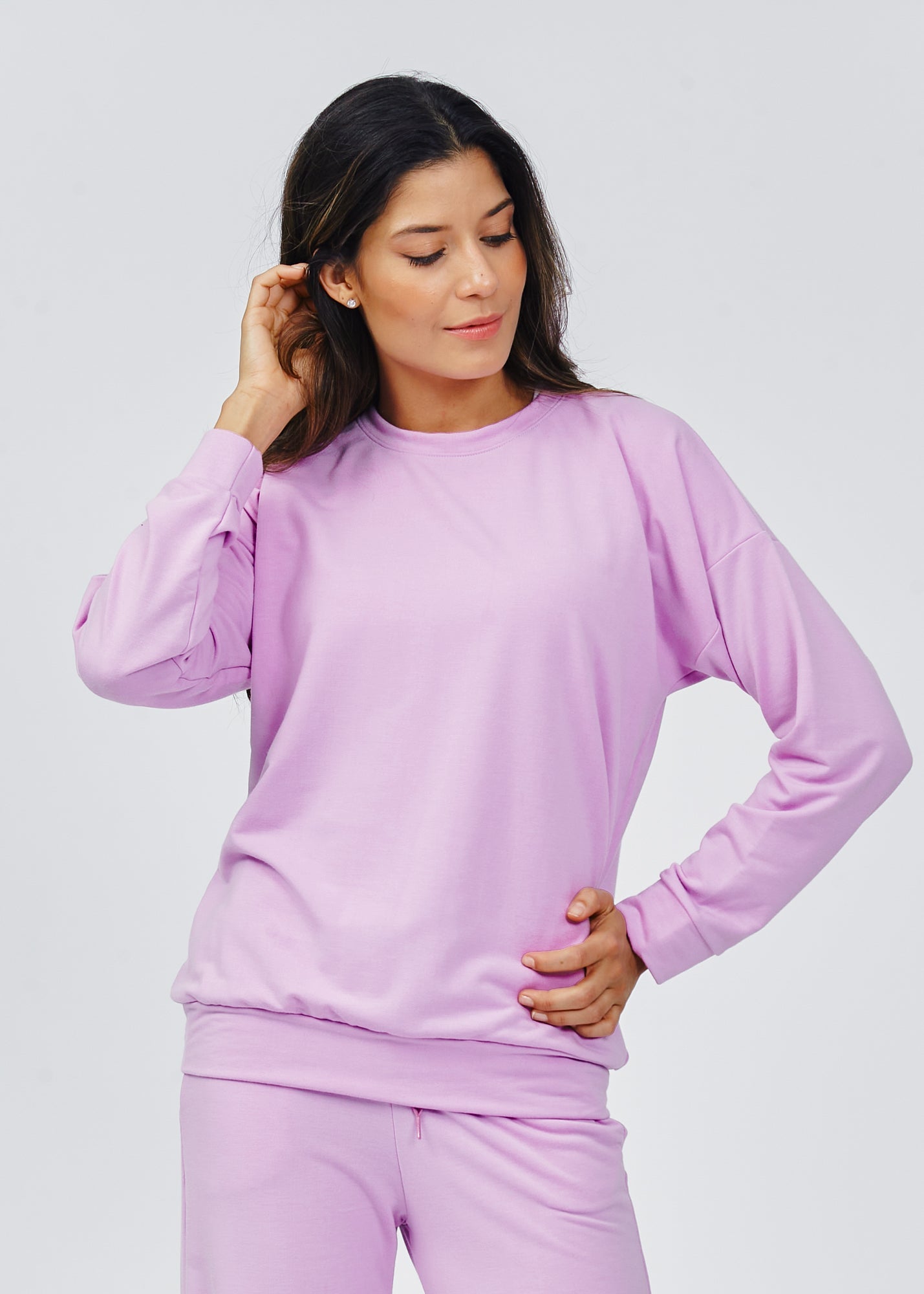 Blusa Moletinho Premium Careca - Lilás