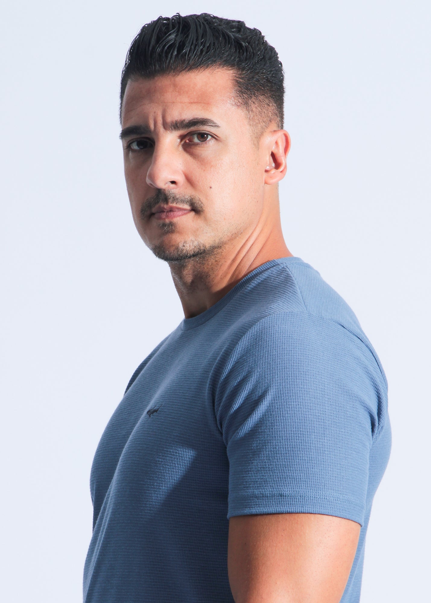 Camiseta Tricô Diamond - Azul