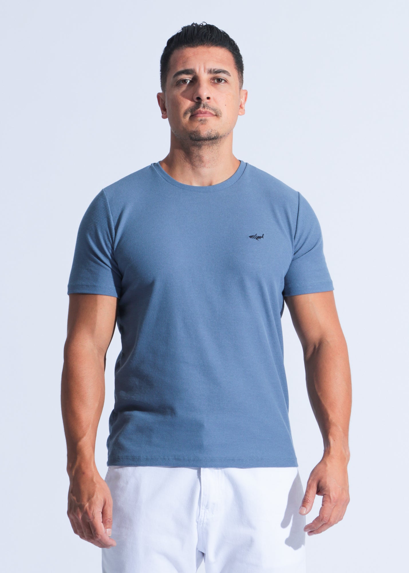 Camiseta Tricô Diamond - Azul