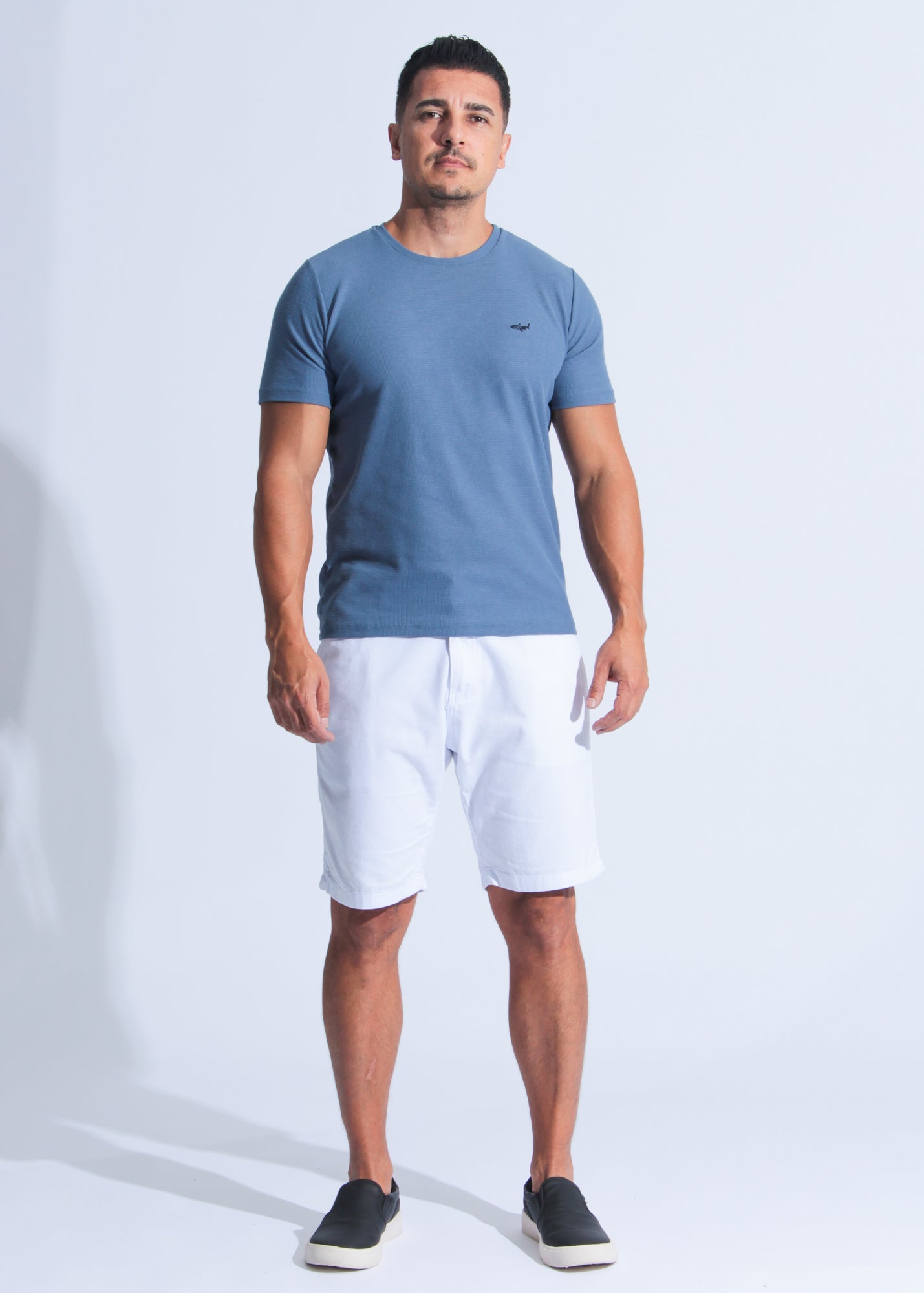 Camiseta Tricô Diamond - Azul