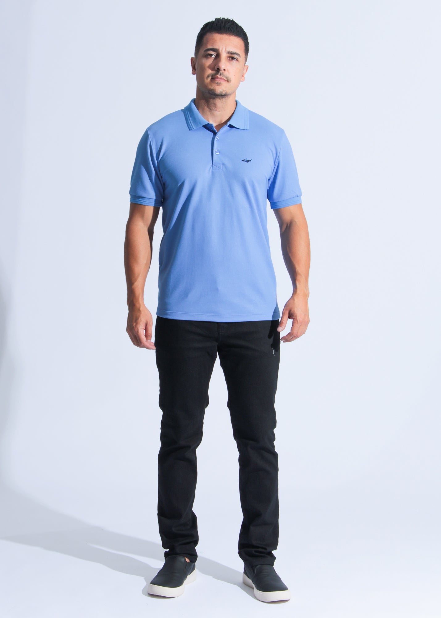 Camisa Polo Piquet - Azul