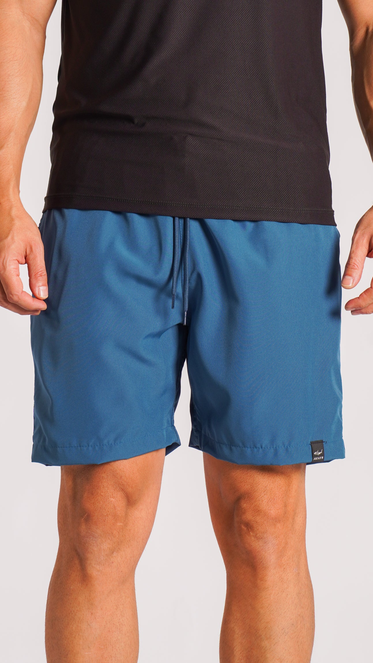 Bermuda Microfibra Lisa Longa - Azul Petróleo