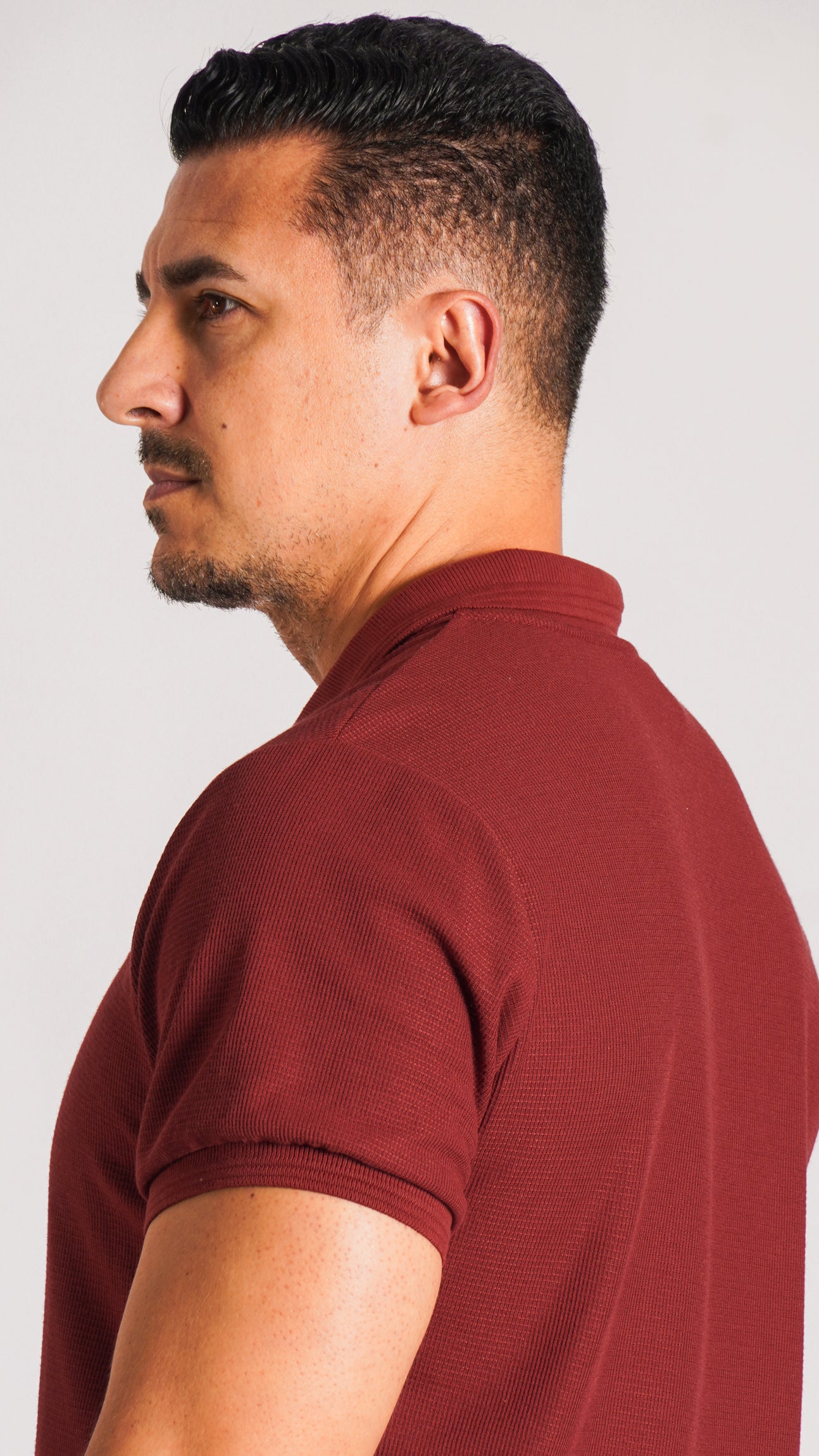 Camisa Polo Tricô Diamond - Bordô