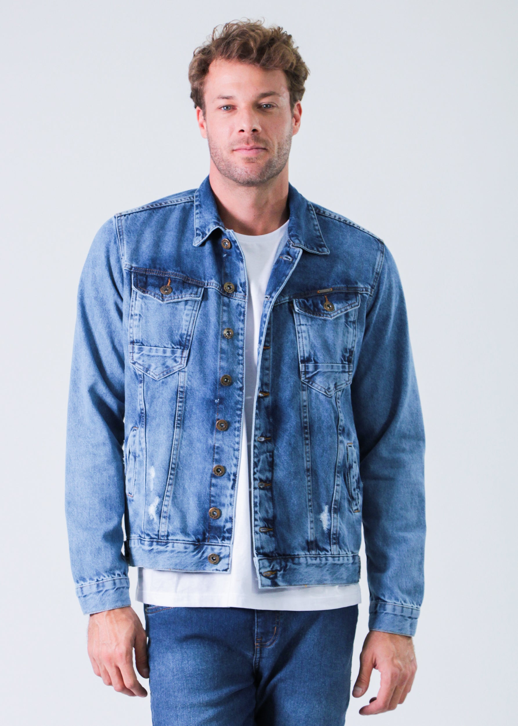 Jaqueta Jeans - Destroyed