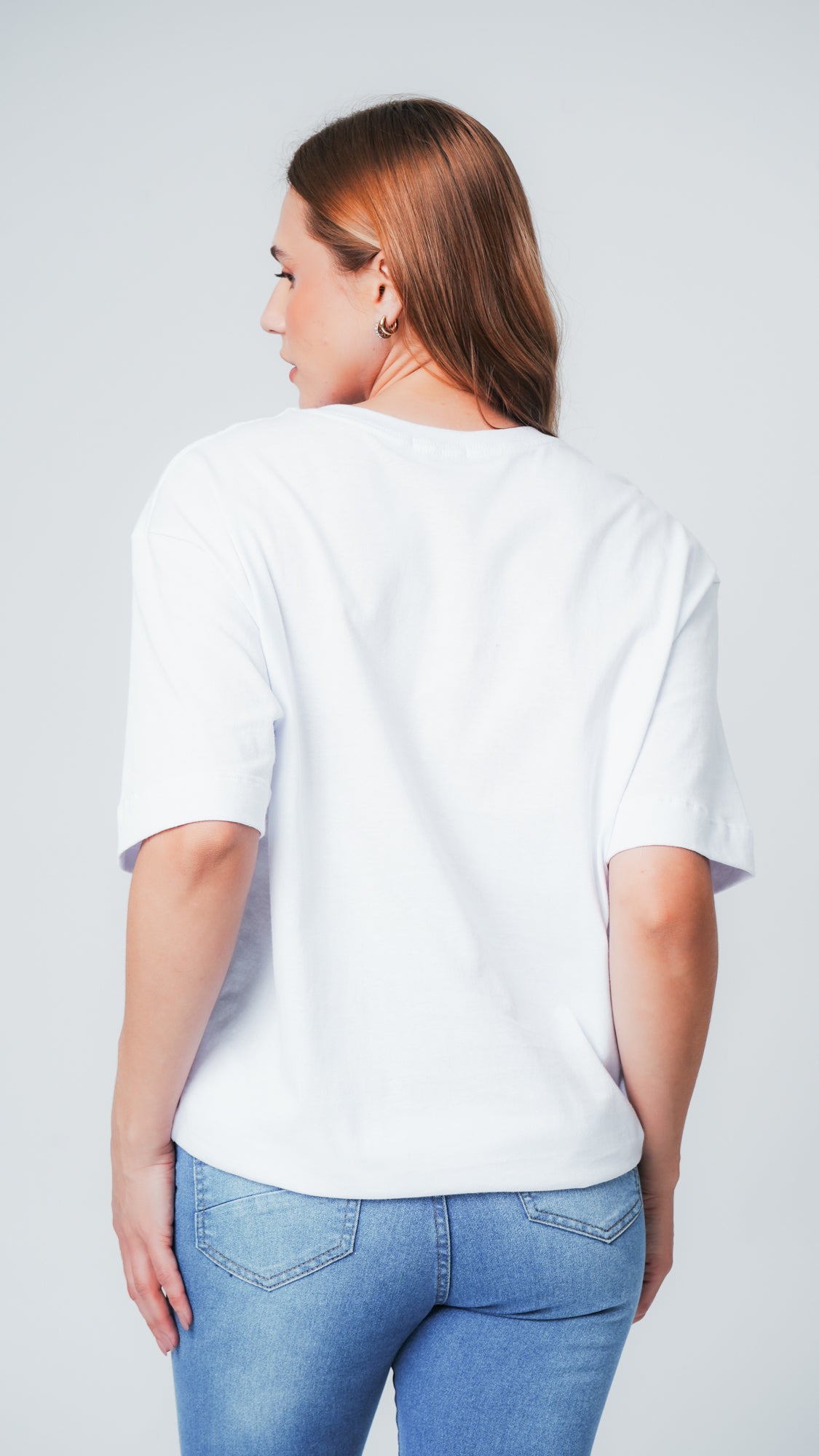 Camiseta Oversized Grow - Branca