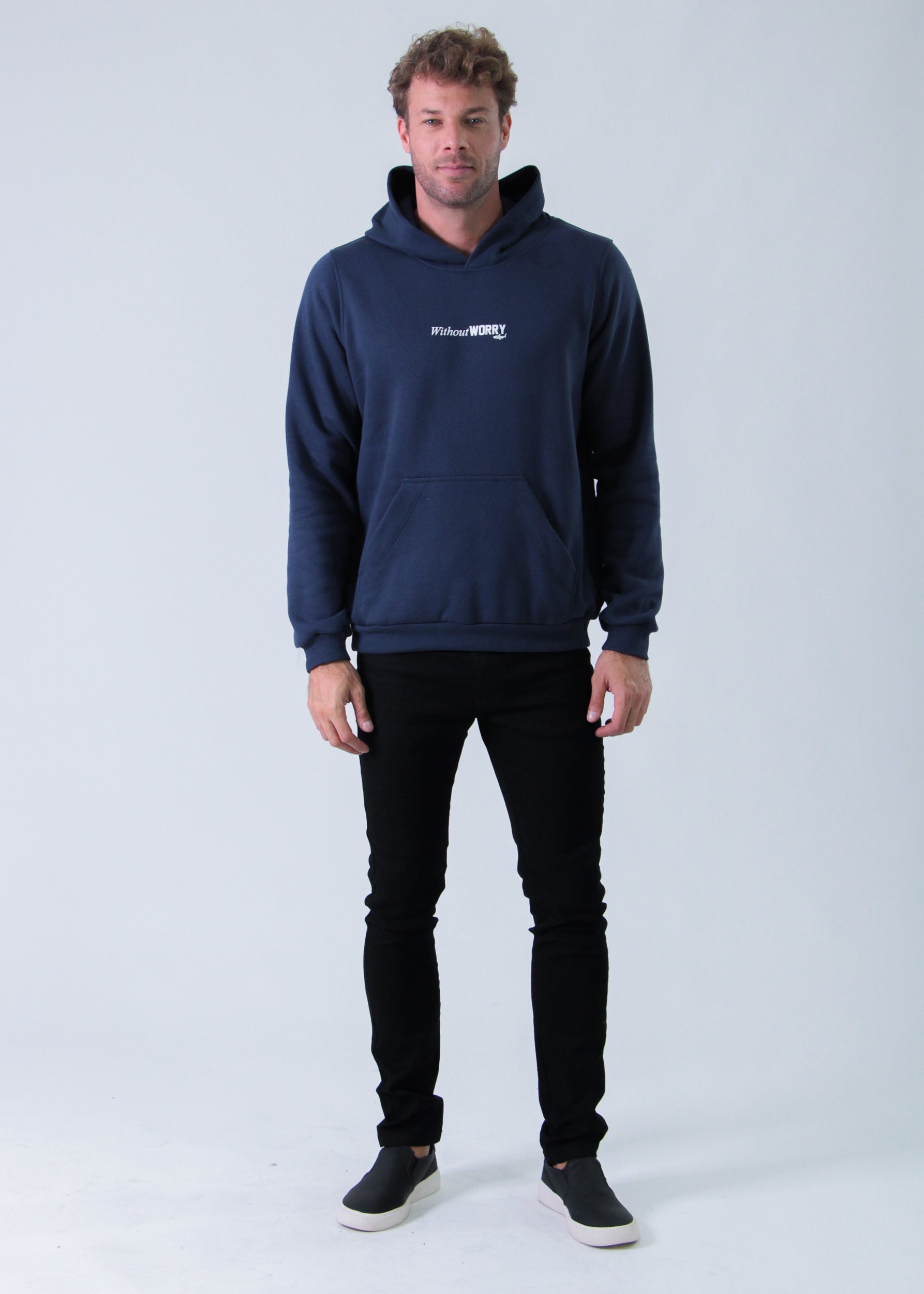 Moletom Canguru Premium - Azul