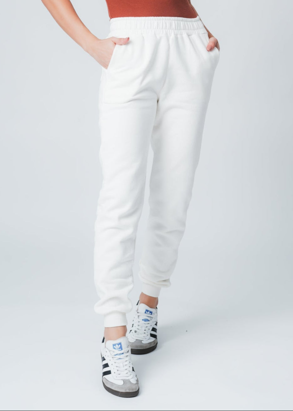 Calça Moletom Premium - Off White