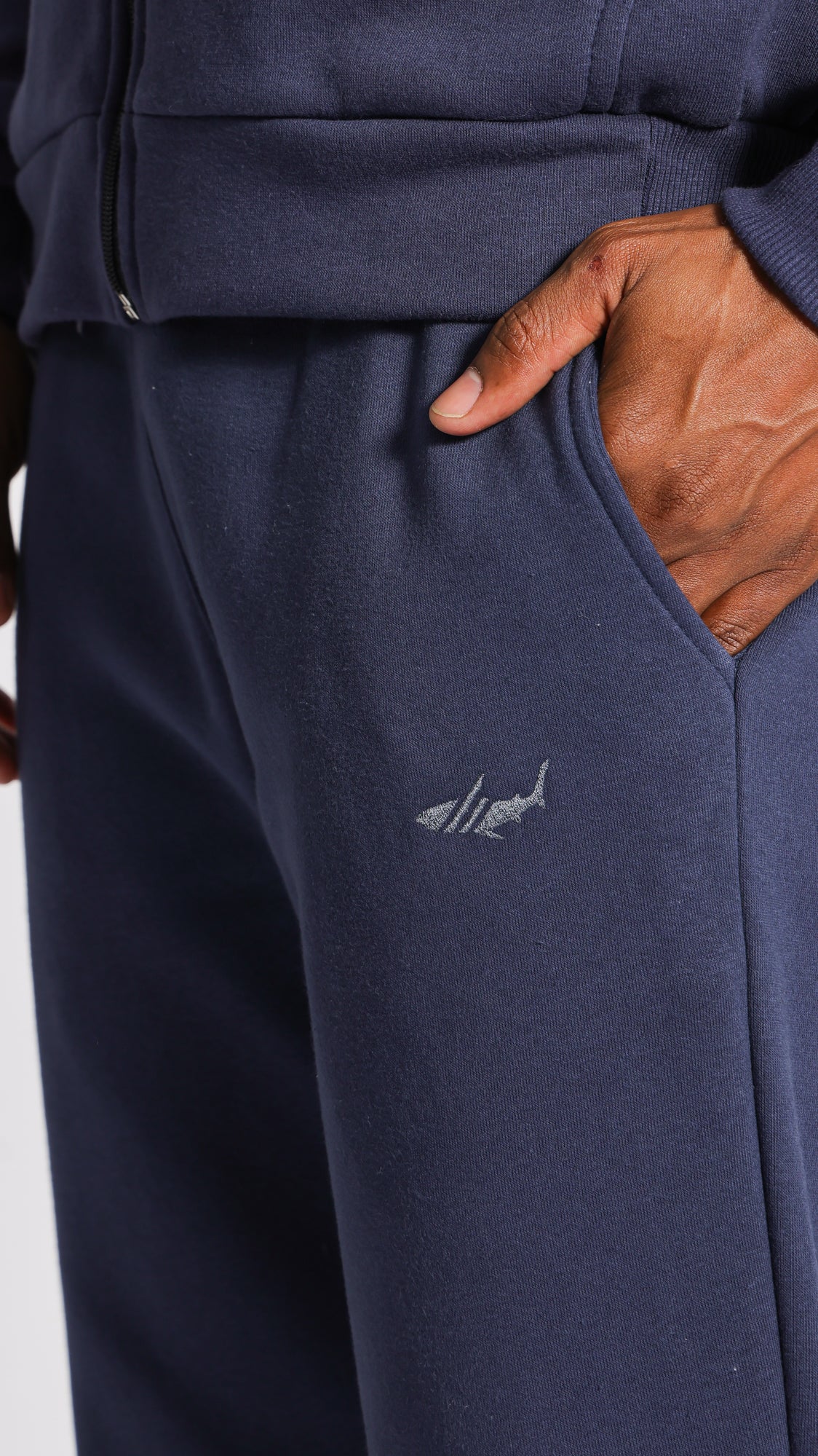 Calça Moletom Premium - Azul Marinho